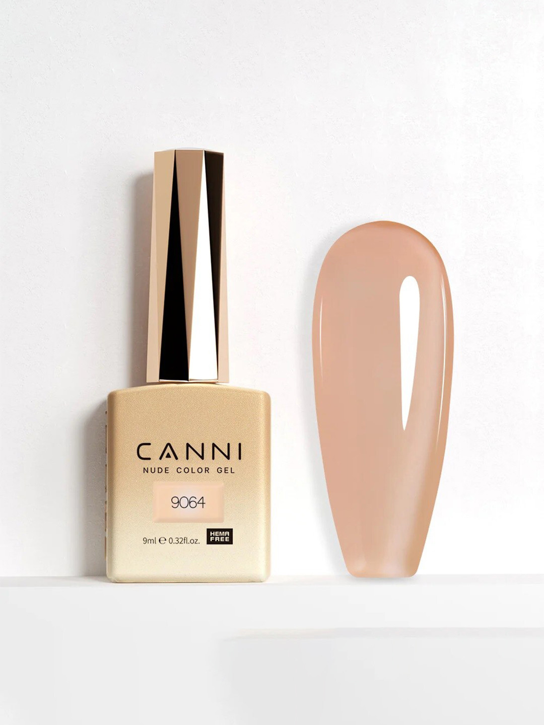 CANNI Hema-Free Nude Color UV LED Nail Gel Polish 9ml - Shade 9064