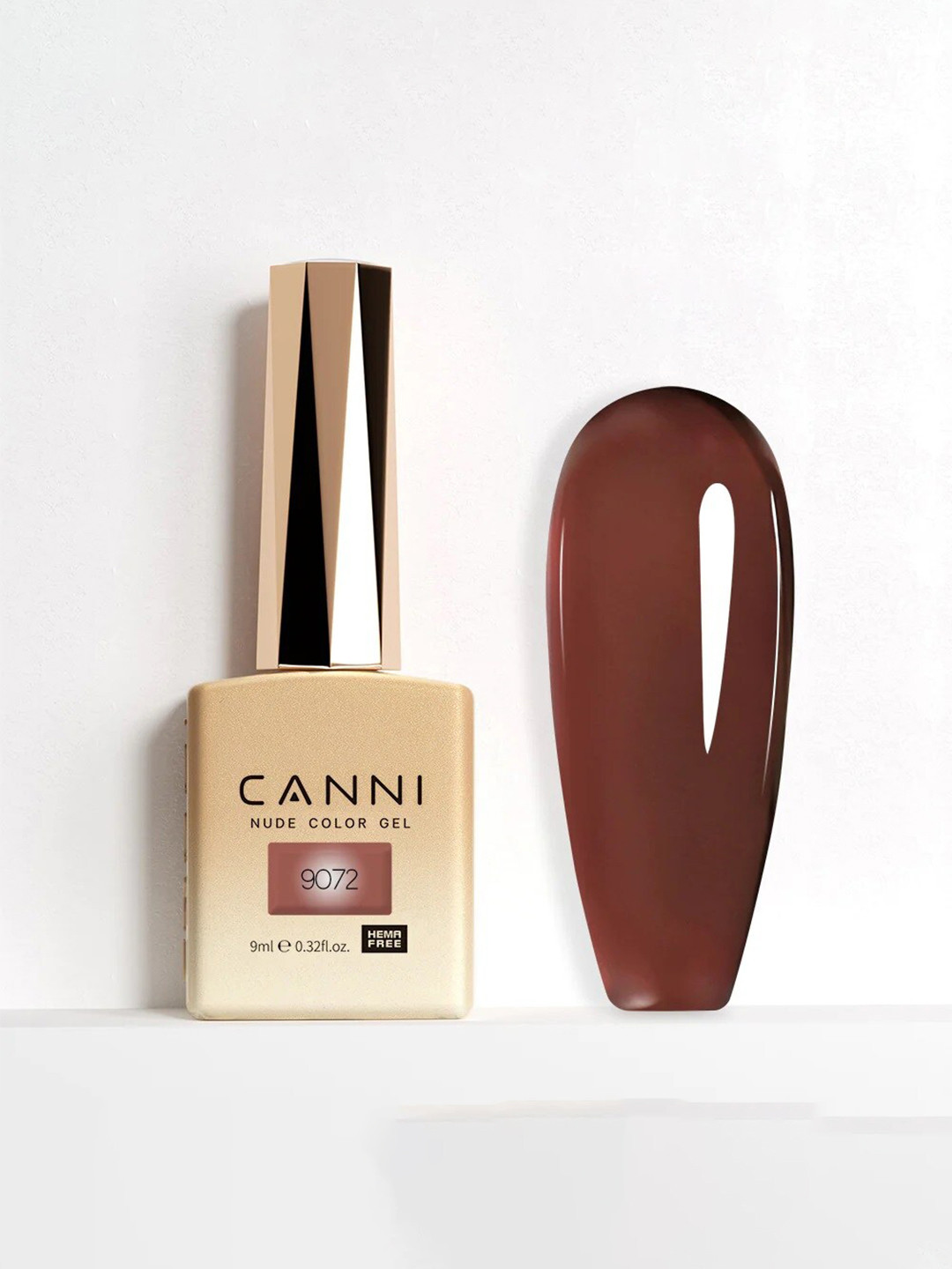 CANNI Hema-Free Color UV LED Nail Gel Polish 9ml - Shade 9072