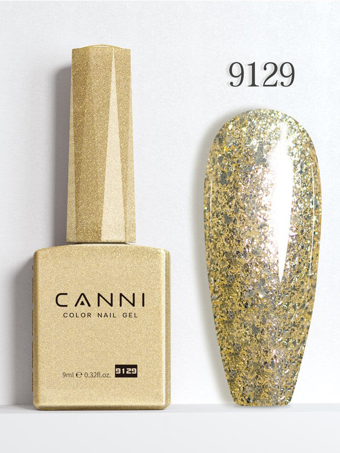 CANNI Hema Free Long Lasting Soak Off UV LED Gel Nail Polish 9ml  - Shade 9129