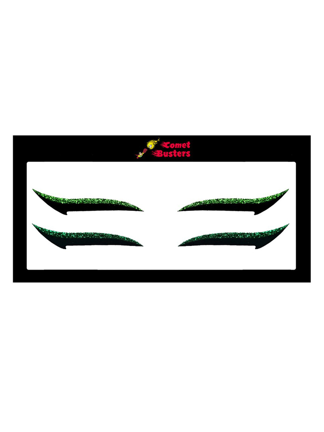 Comet Busters Glitter Eyeliner Sticker - Green 043