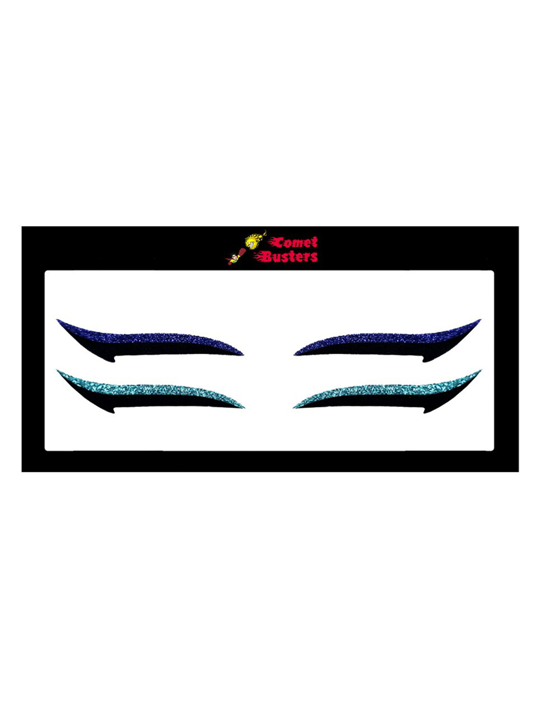 Comet Busters Glitter Eyeliner Sticker - Blue 047