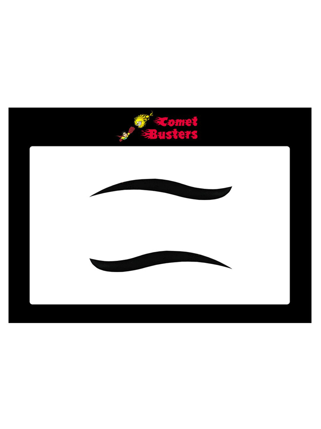 Comet Busters Matte Eyeliner Sticker - Black 061