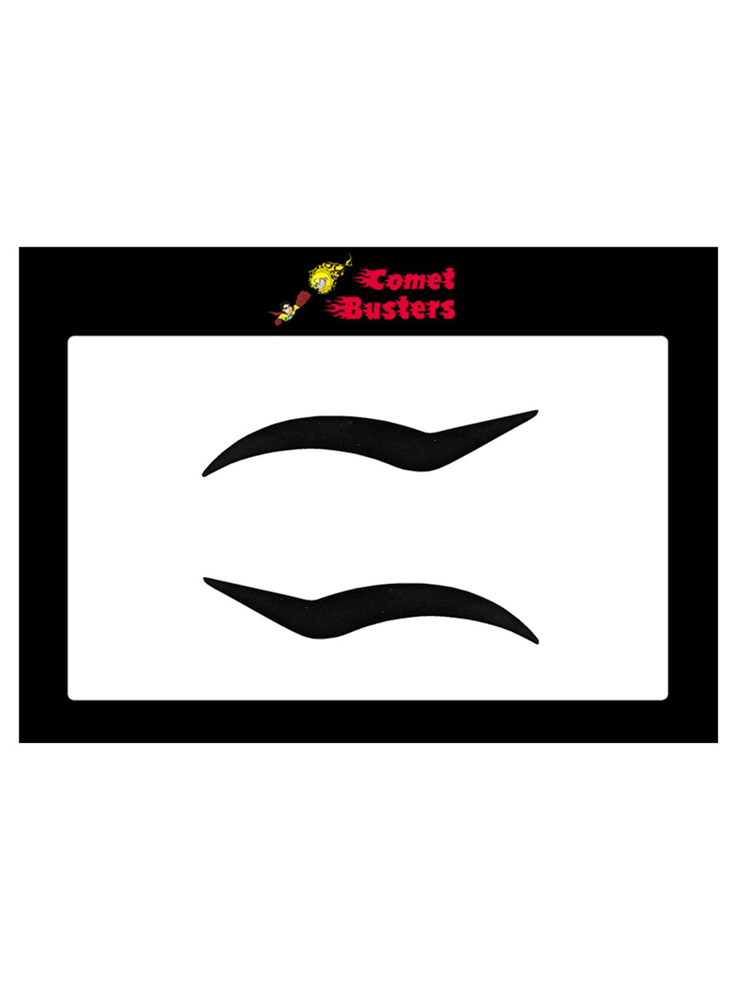 Comet Busters Matte Eyeliner Sticker - Black 065