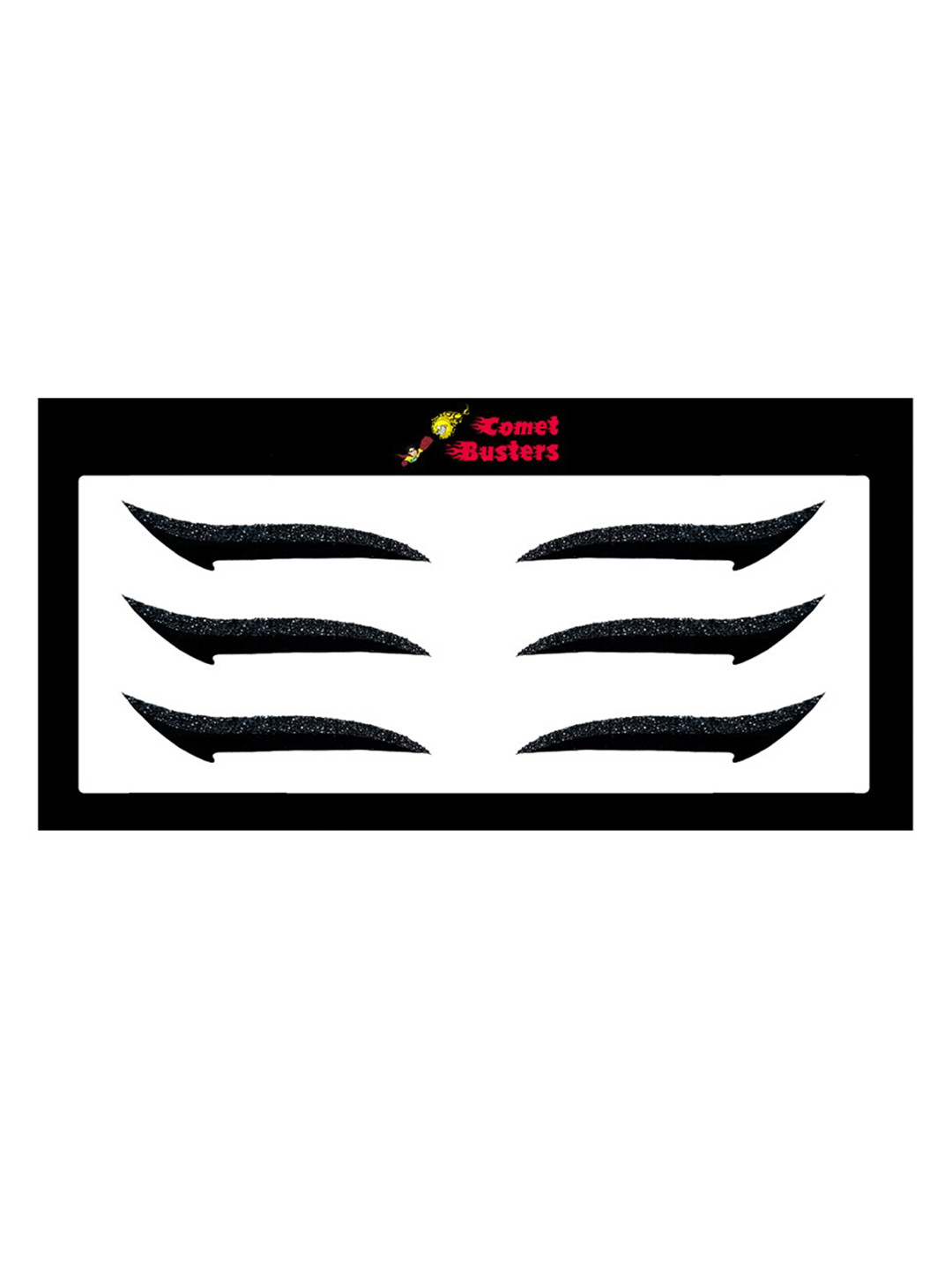Comet Busters Glitter Eyeliner Sticker - Black 059