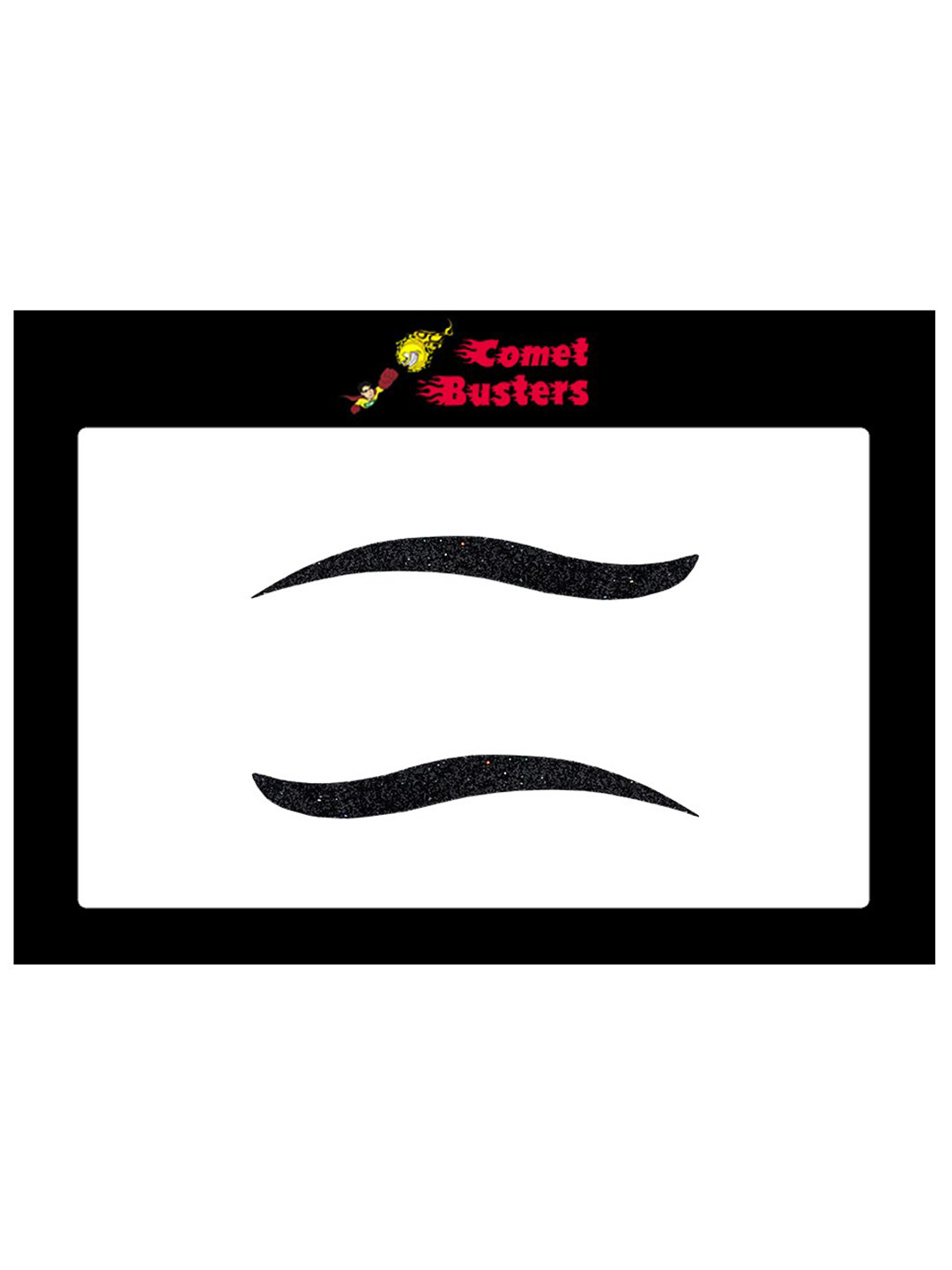 Comet Busters Glitter Eyeliner Sticker - Black 060