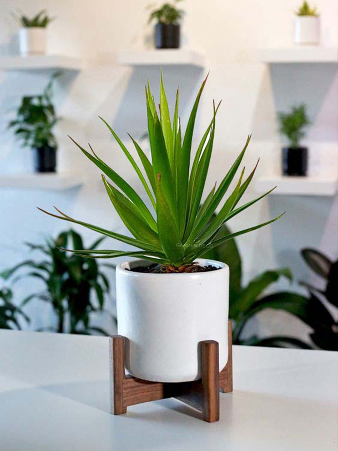 Garden Deco Green Artificial Flowers and Plants