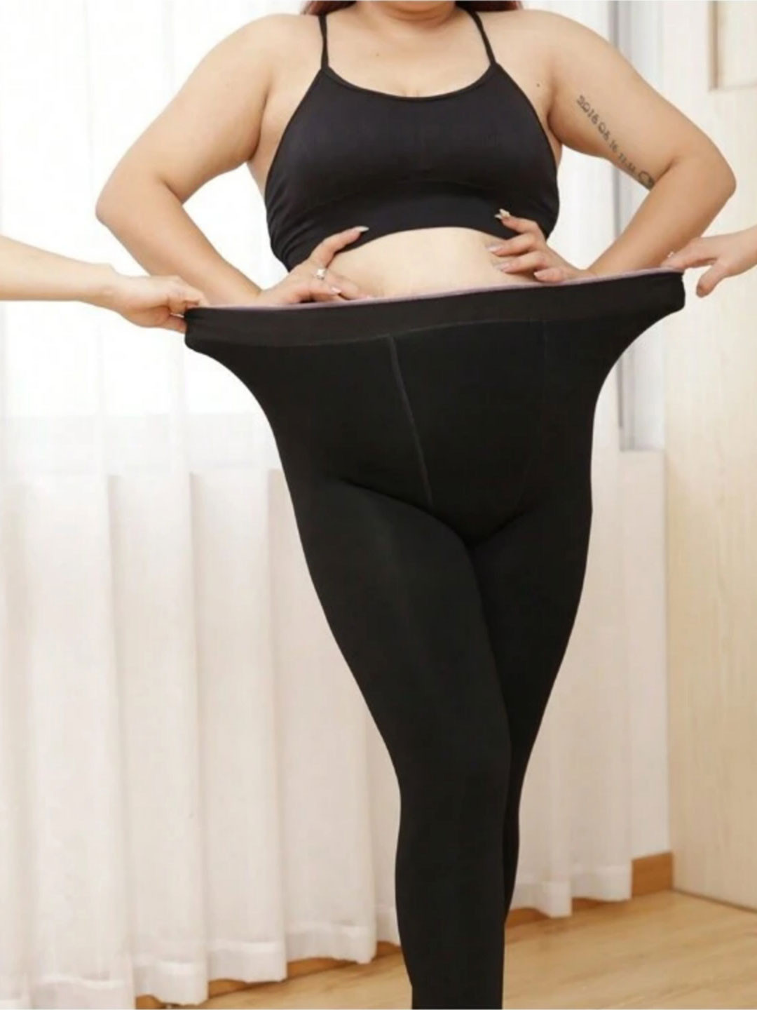 DUNBERRY LONDON Warm Thermal Fur Fleece Lined Pantyhose Woolen Inside Stockings