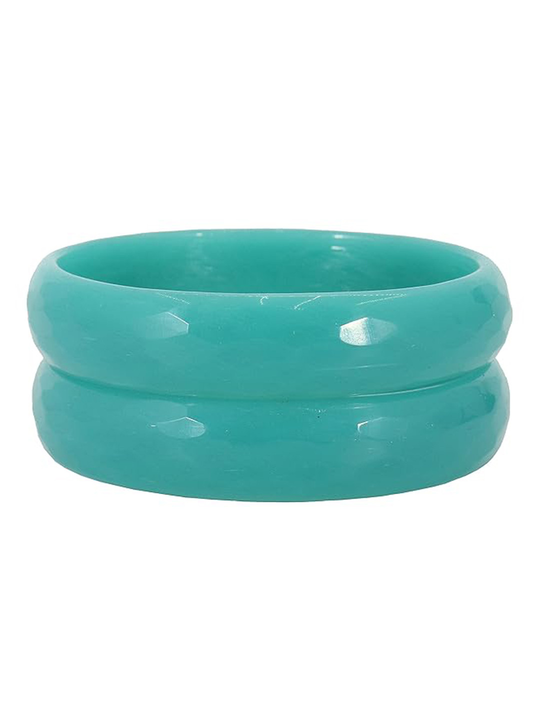 NMII Set Of 2 Cutting Pattern Glossy Bangles