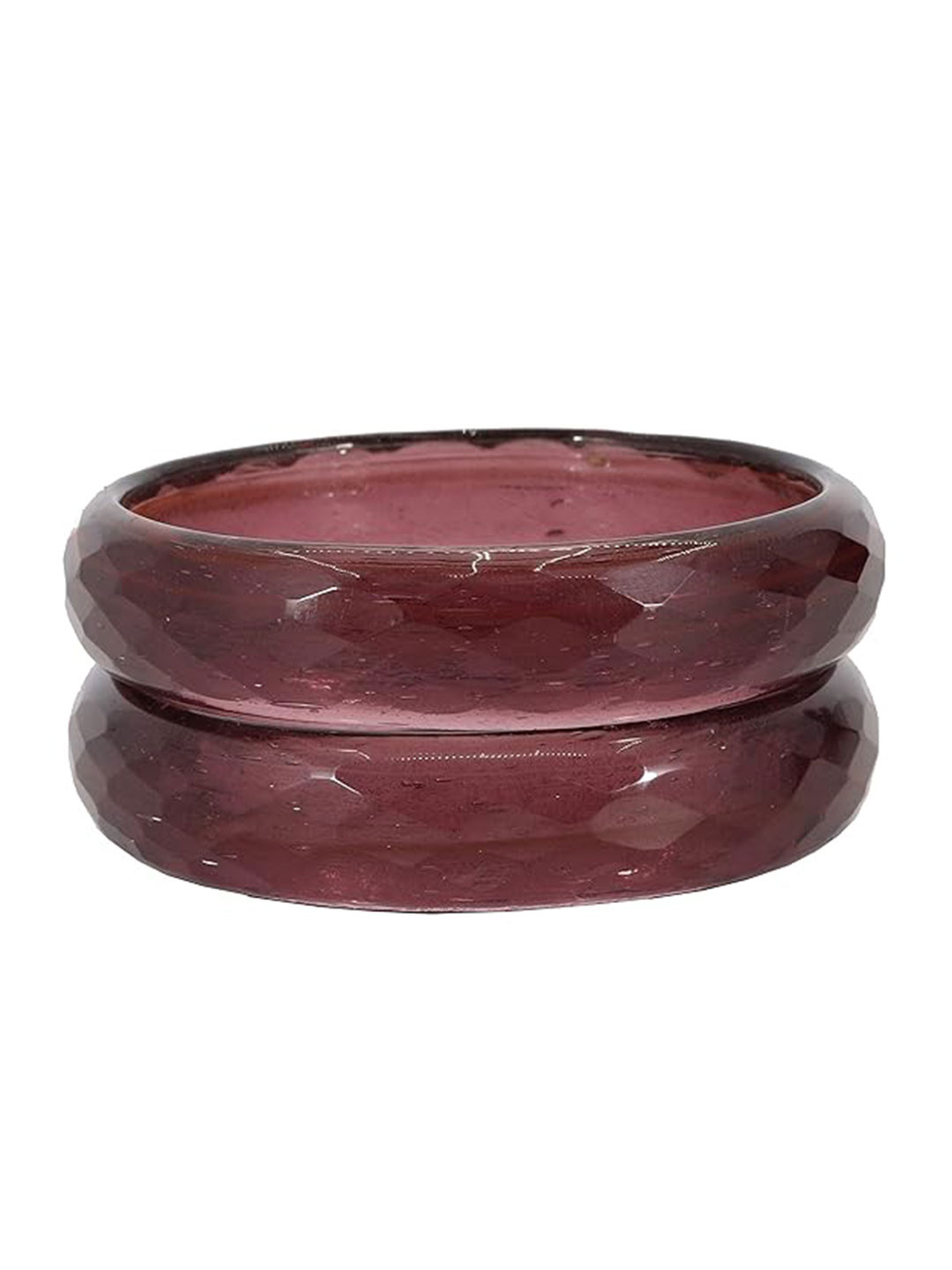 NMII Set Of 2 Diamond Shaped Bangle/Kada Glossy Bangles