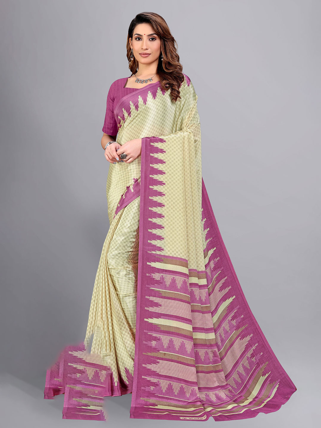 VIMLA Woven Design Art Silk Mysore Silk Saree