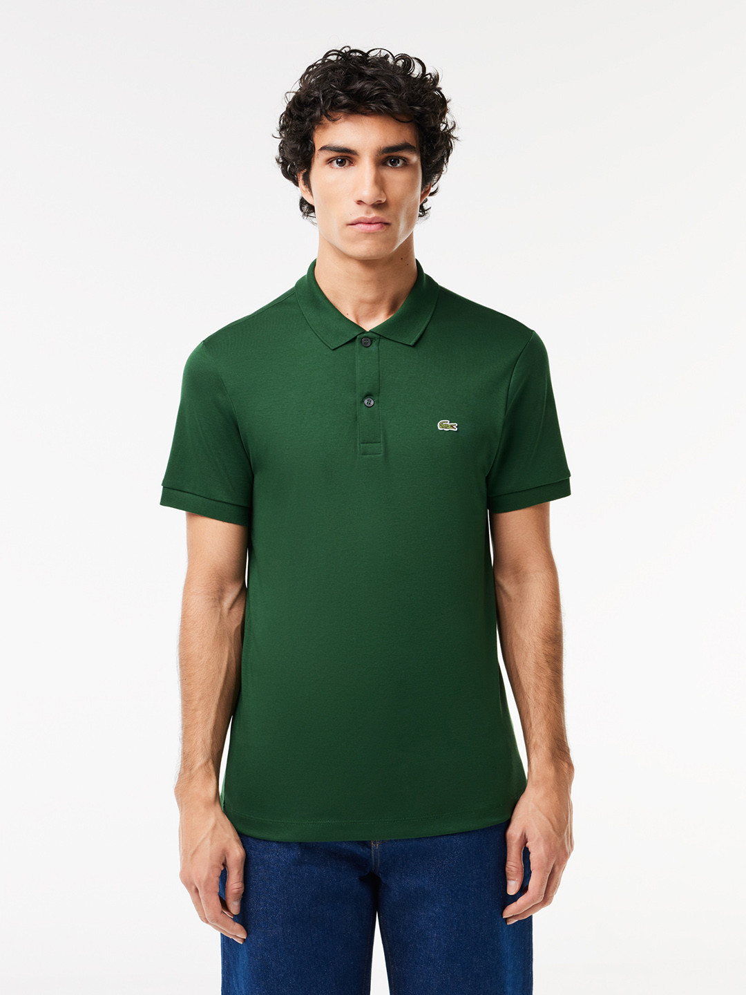 Lacoste Polo Collar Cotton Regular Fit Casual T-shirt