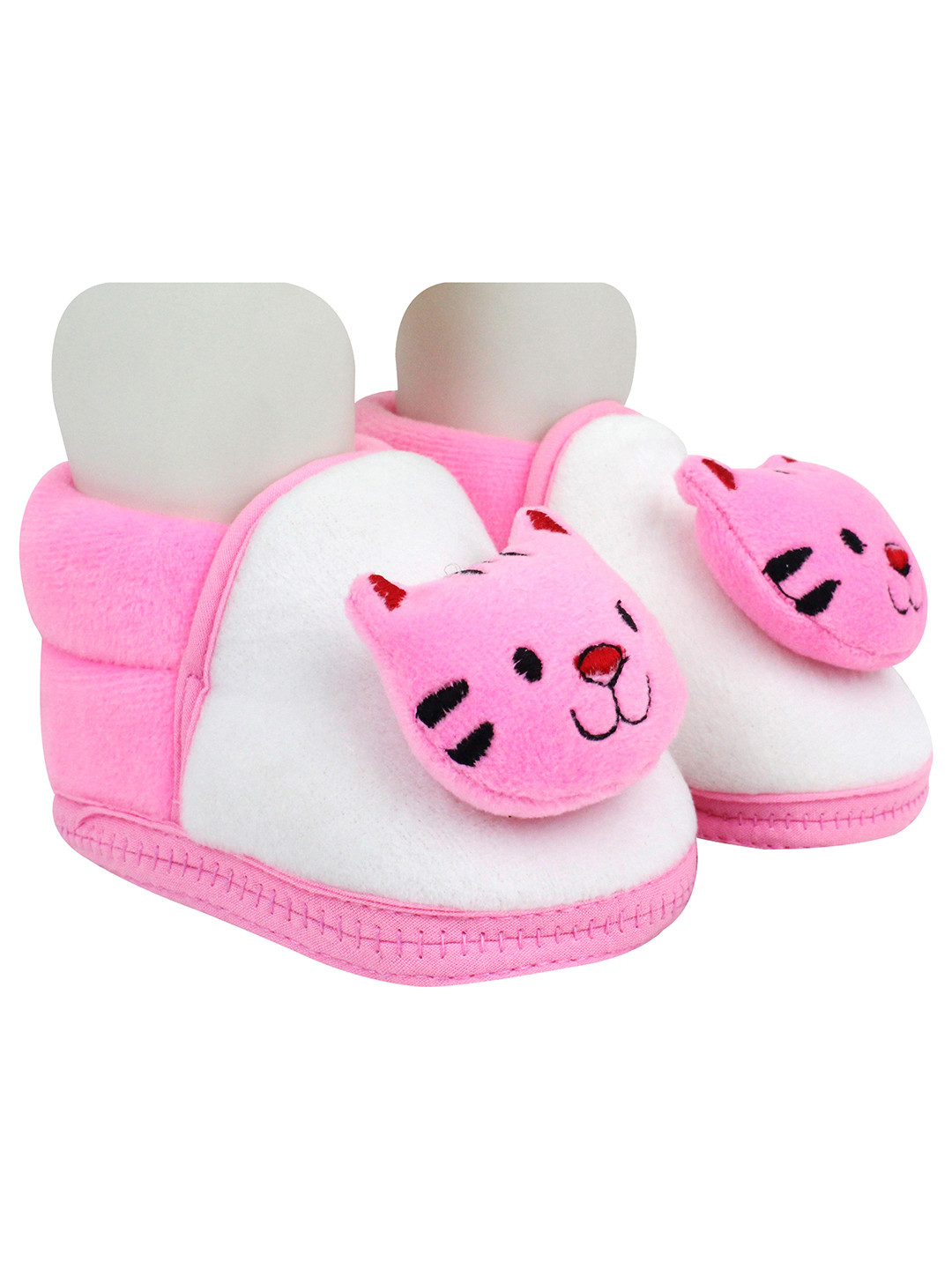 BAESD Infants Tiger Face Detailed Cotton Booties