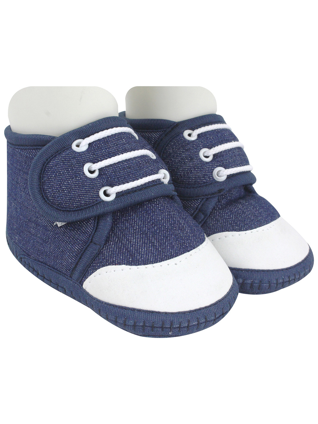 BAESD Infants Printed Denim Booties