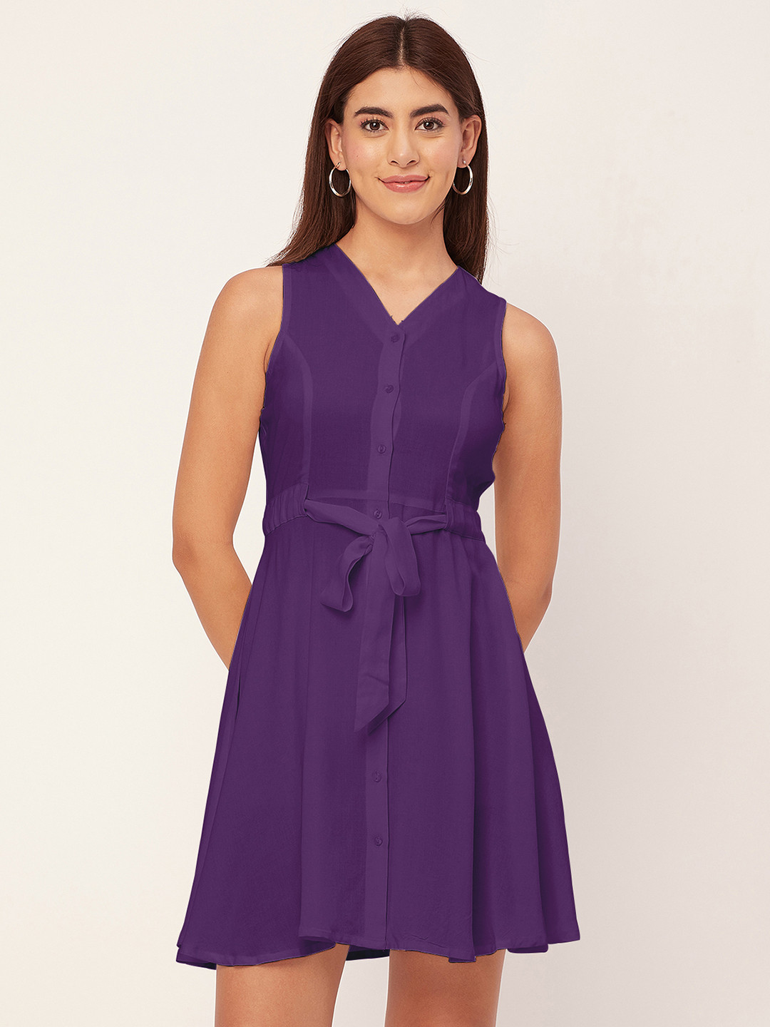 Moomaya Fit & Flare Dress