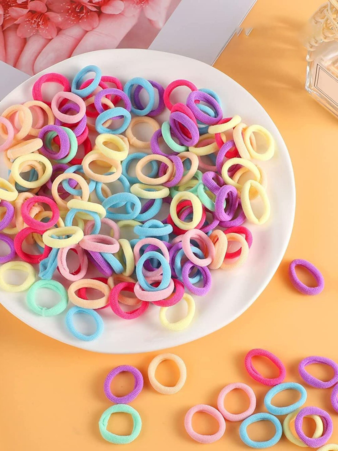 BAESD Set of 90 Girls Ponytail Holders