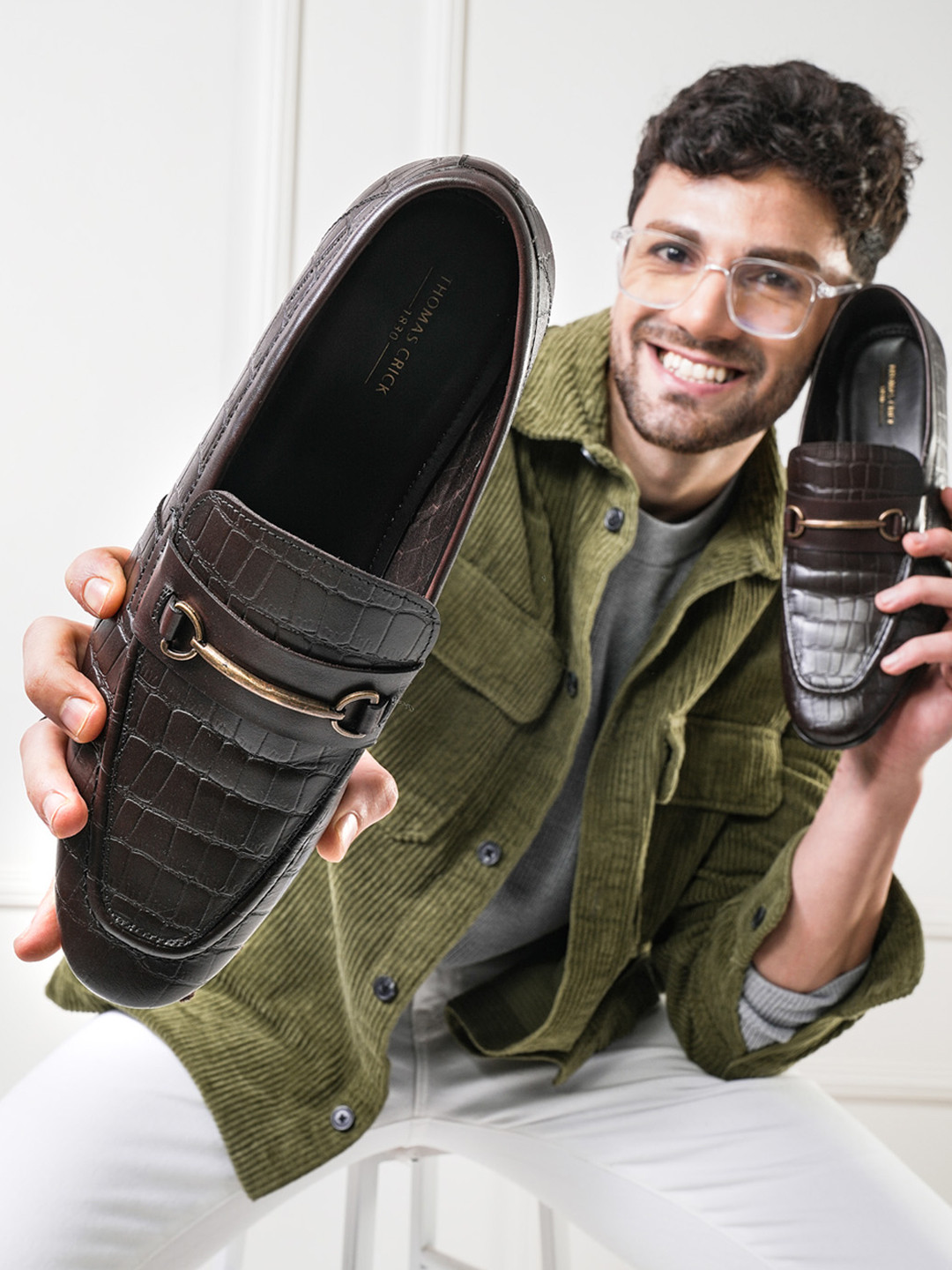 THOMAS CRICK Men Leather Formal Loafers