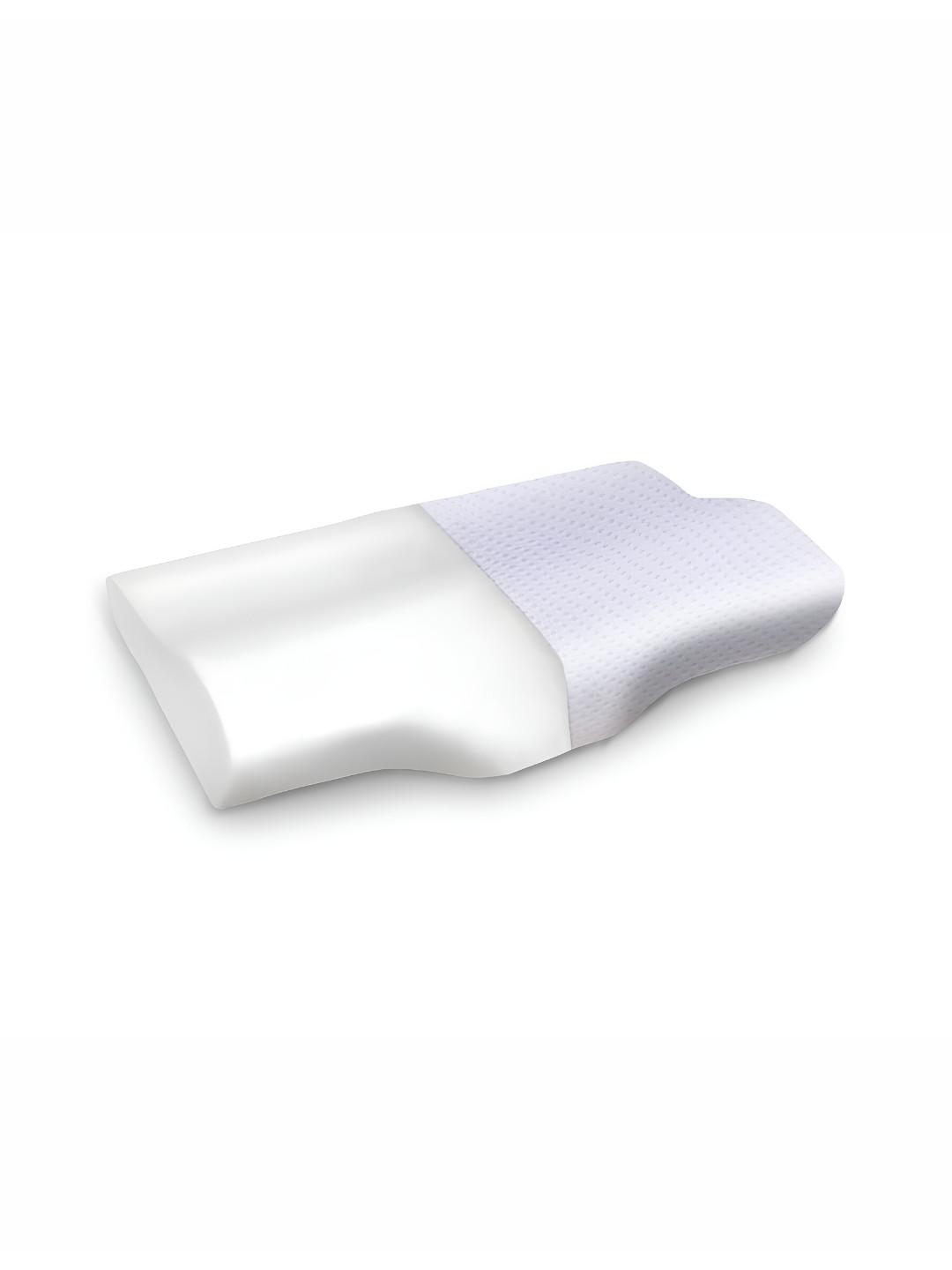 Sleepsia White Solid Polycotton Medium Memory Foam Therapedic Pillow-10.4 x 33.02 x 50.8 cm