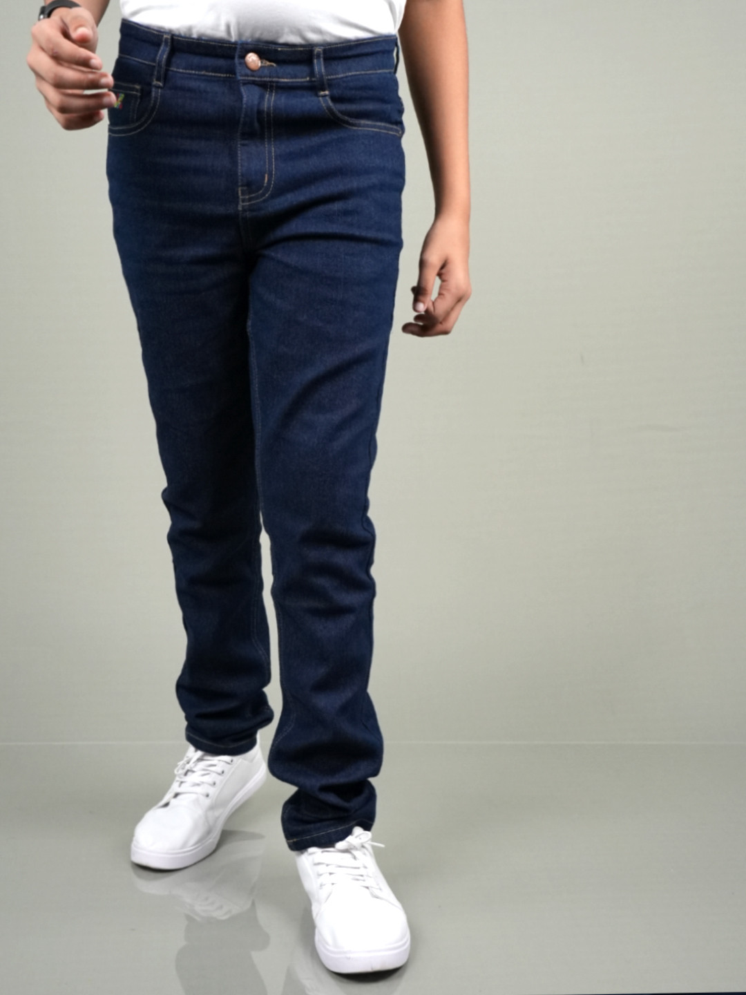 Knit N Knot Boys Mid Rise Stretchable Cotton Jeans