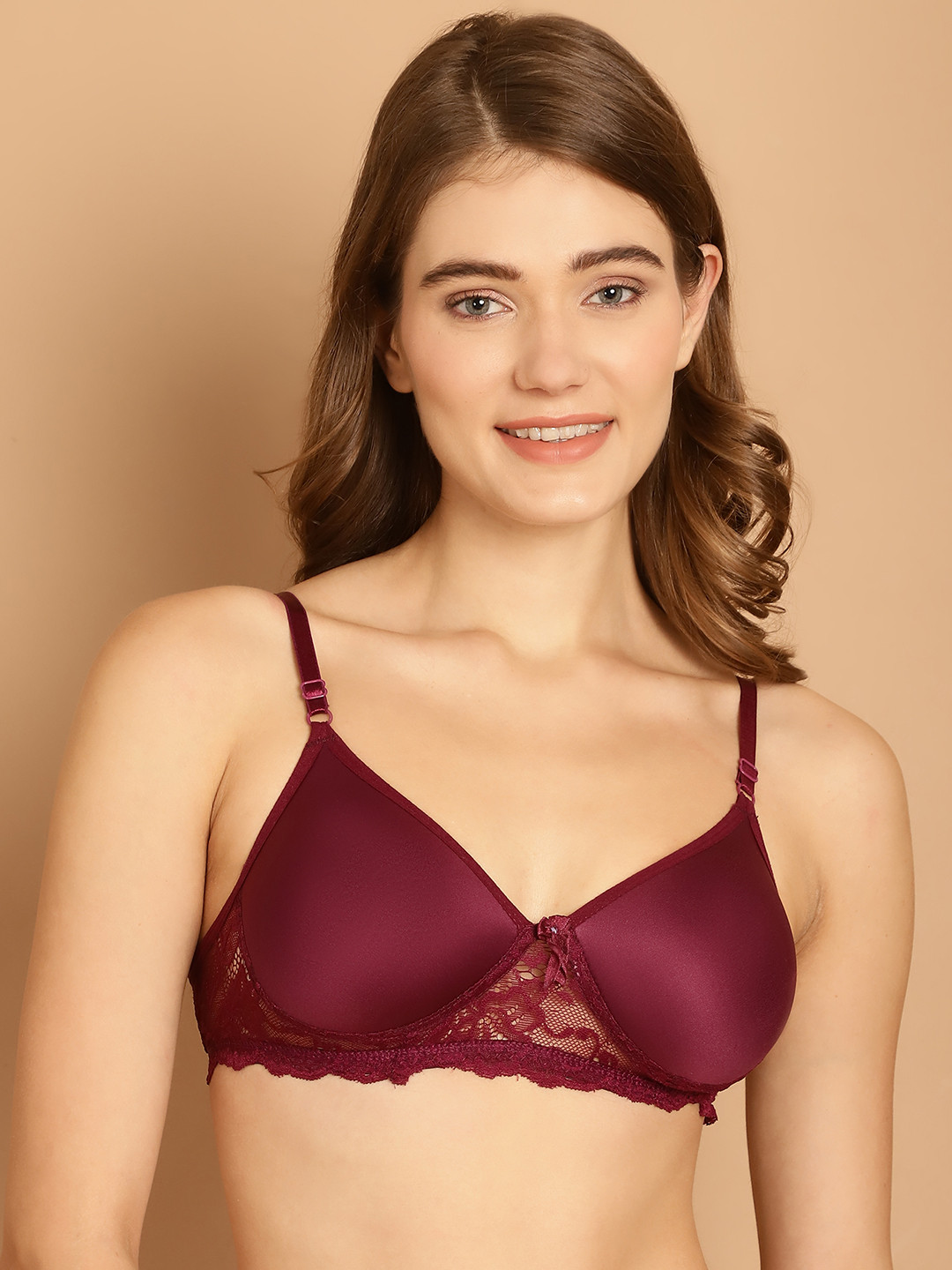 Friskers Medium Coverage Bralette Bra with All Day Comfort