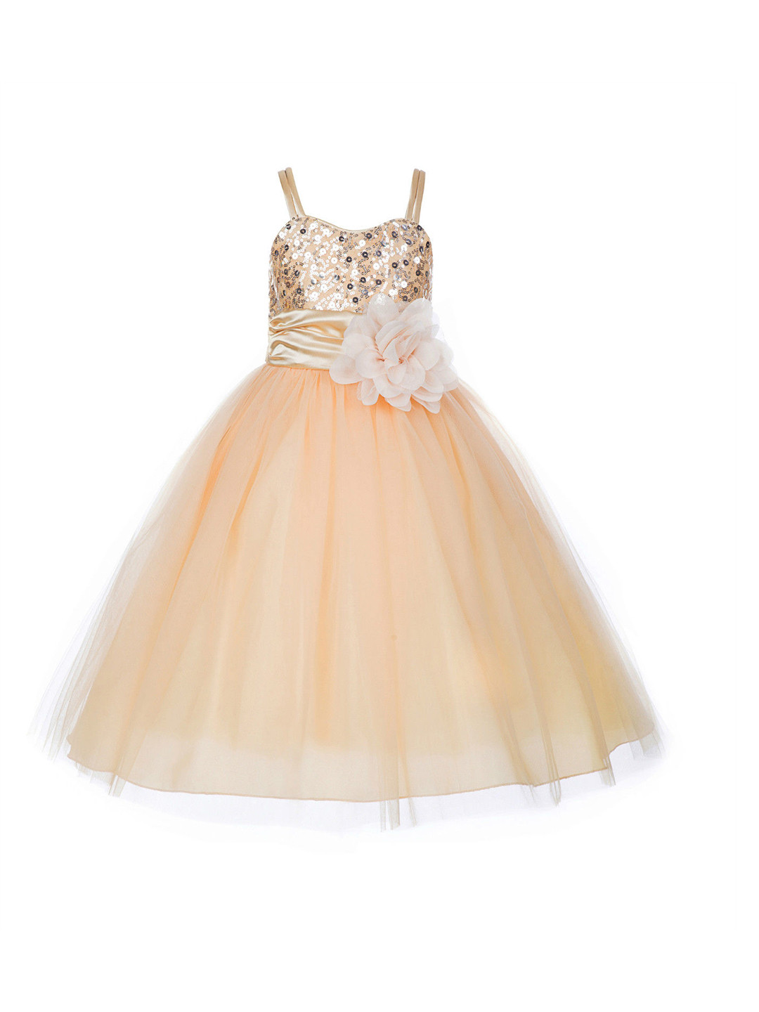 BAESD Girls Embellished Maxi Party Dress