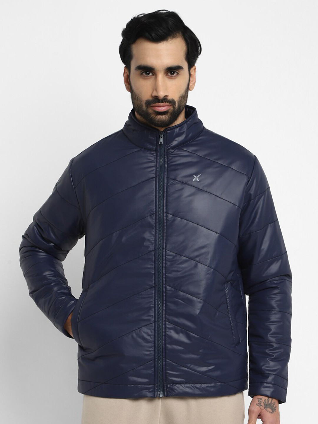 HRX by Hrithik Roshan Stand Collar Padded Jacket