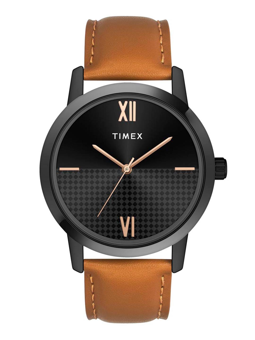 Timex Round 21mm Black Dial Analog Men Watch - TWTG31SMU04