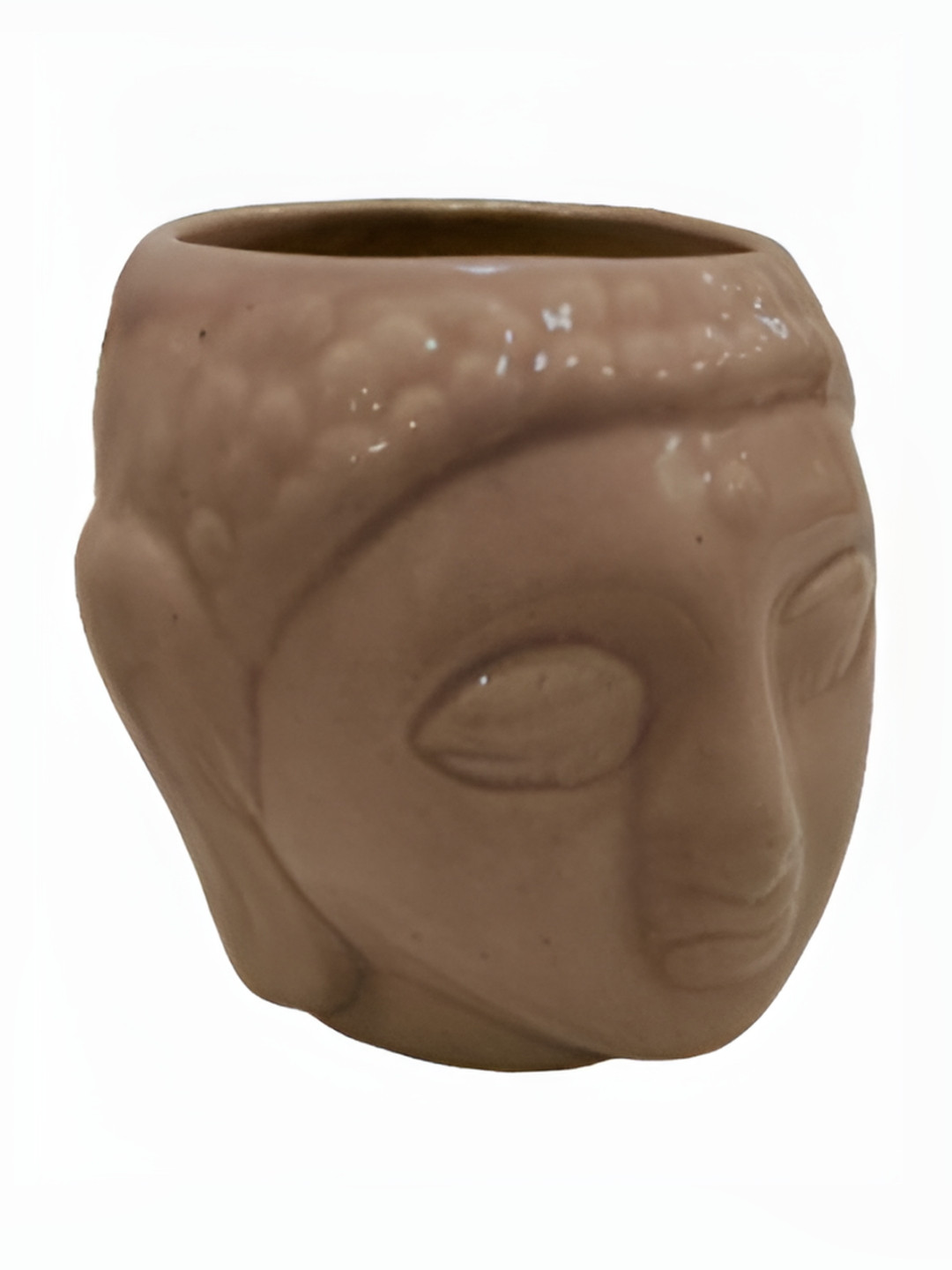 Your Local Store Pink Buddha Shape Ceramic Planter