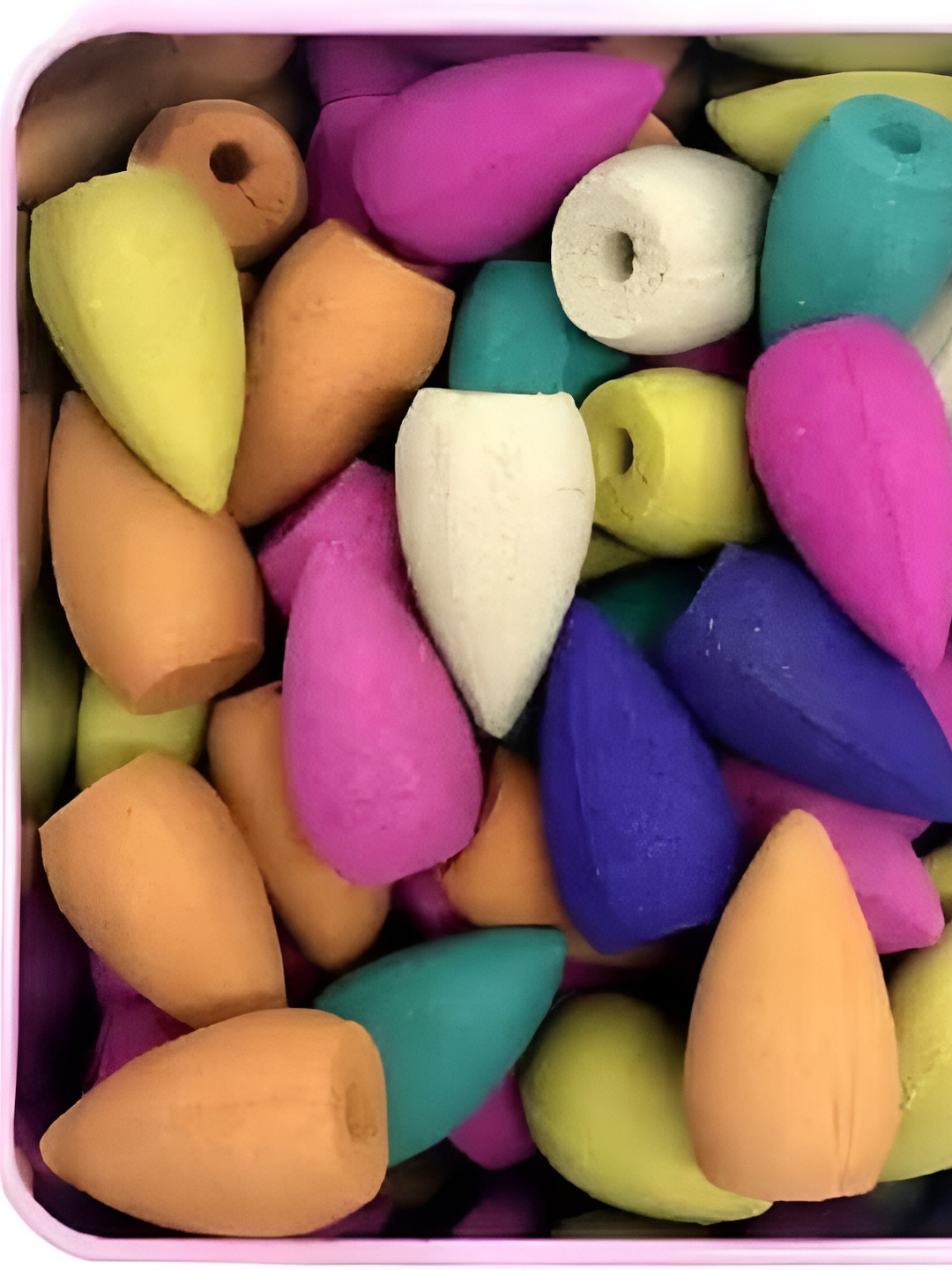 Your Local Store Pink & Brown 200 Pieces Wooden Incense Cones