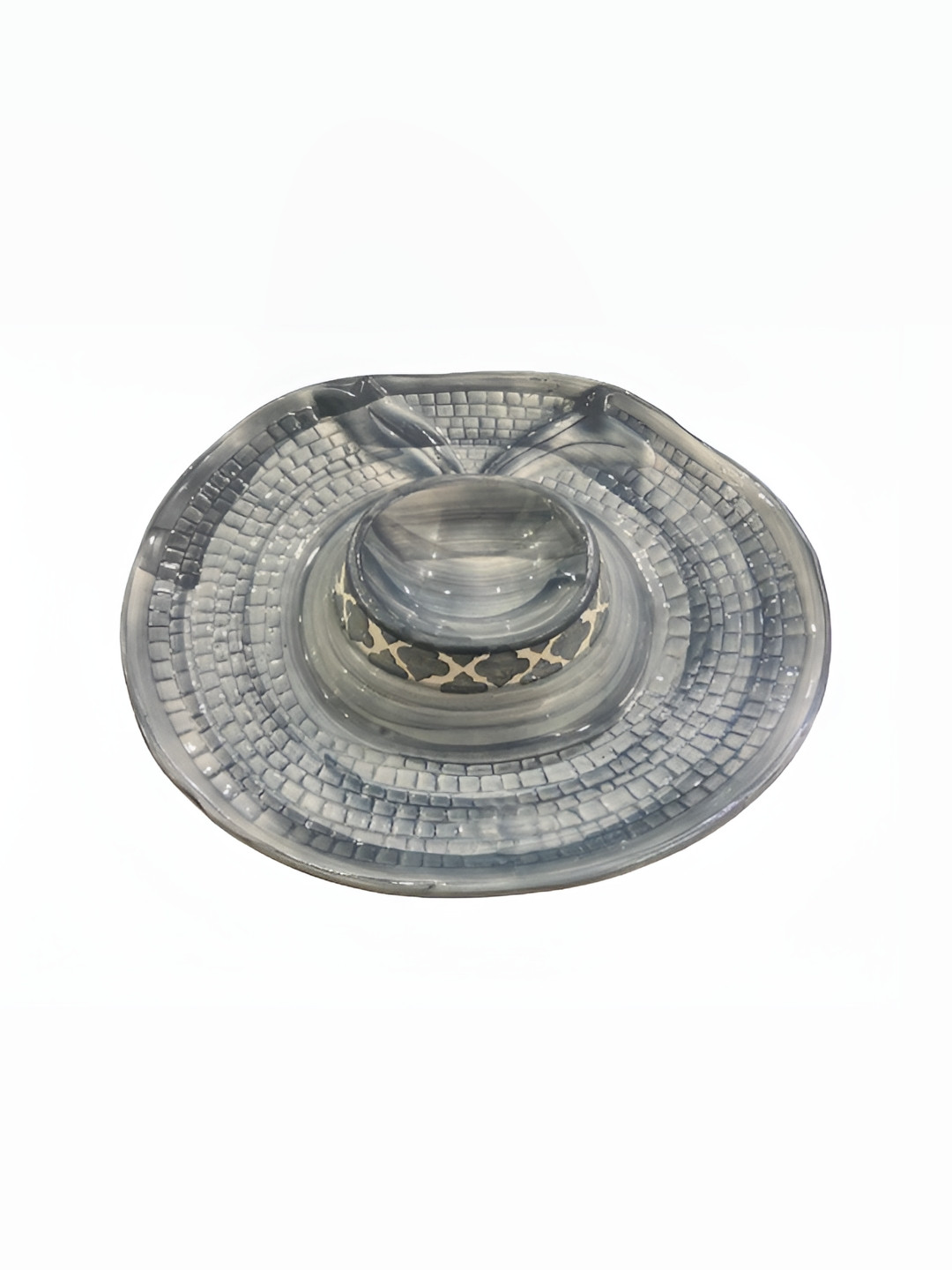 Your Local Store Grey Ceramic Easy to Clean Serving Platter