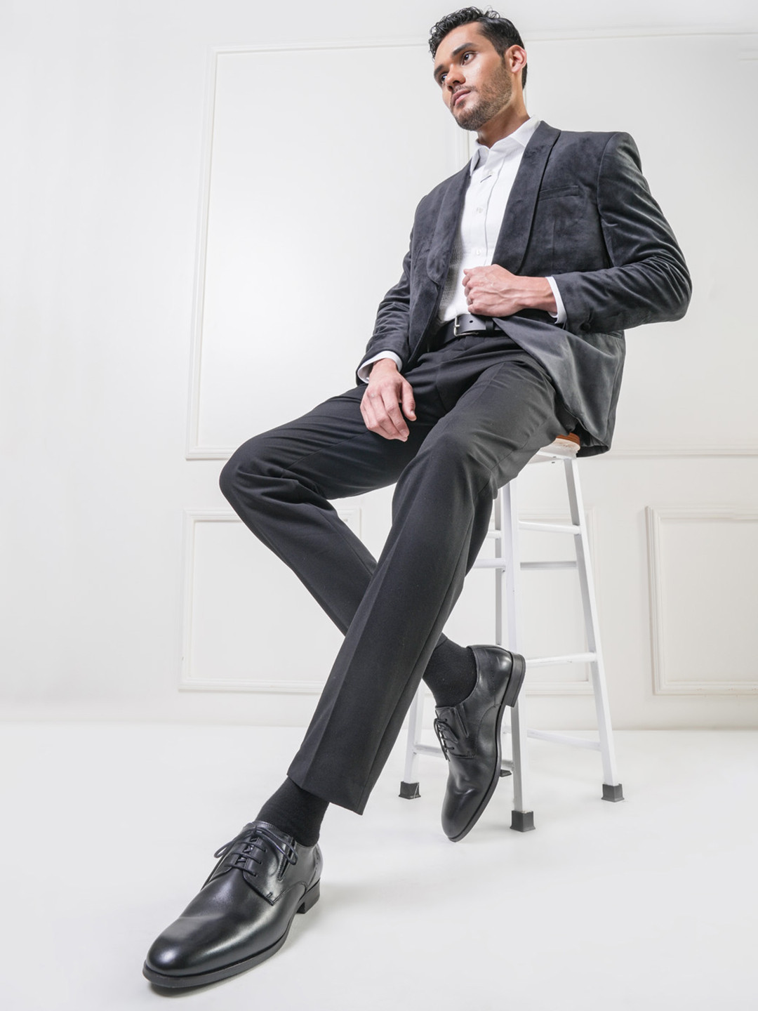 THOMAS CRICK Men Leather Formal Derbys