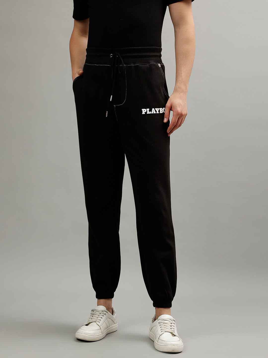 True Religion Men Pure Cotton Relaxed-Fit Joggers