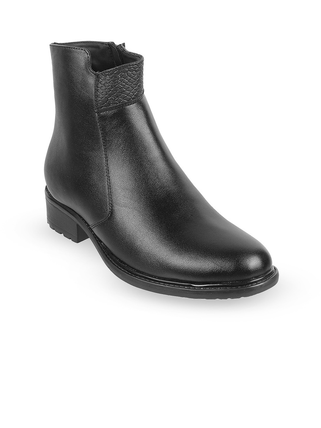 WALKWAY by Metro Textured Mid-Top Block Regular Boots