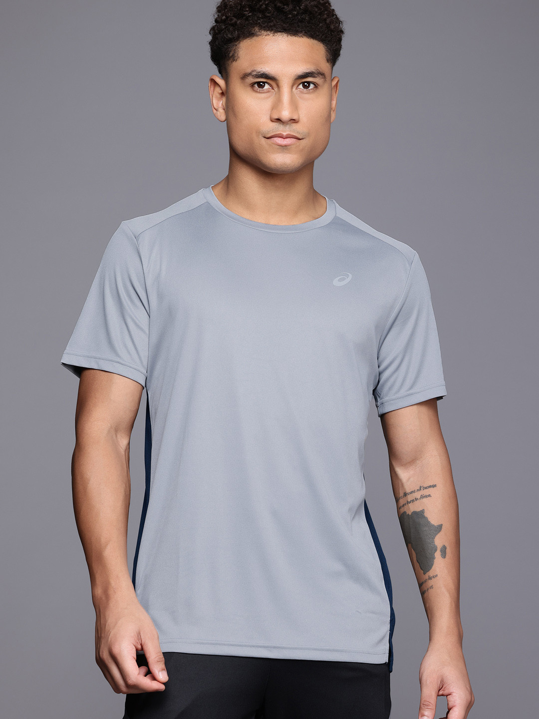 ASICS Colourblocked Running T-shirt with Reflective Detail