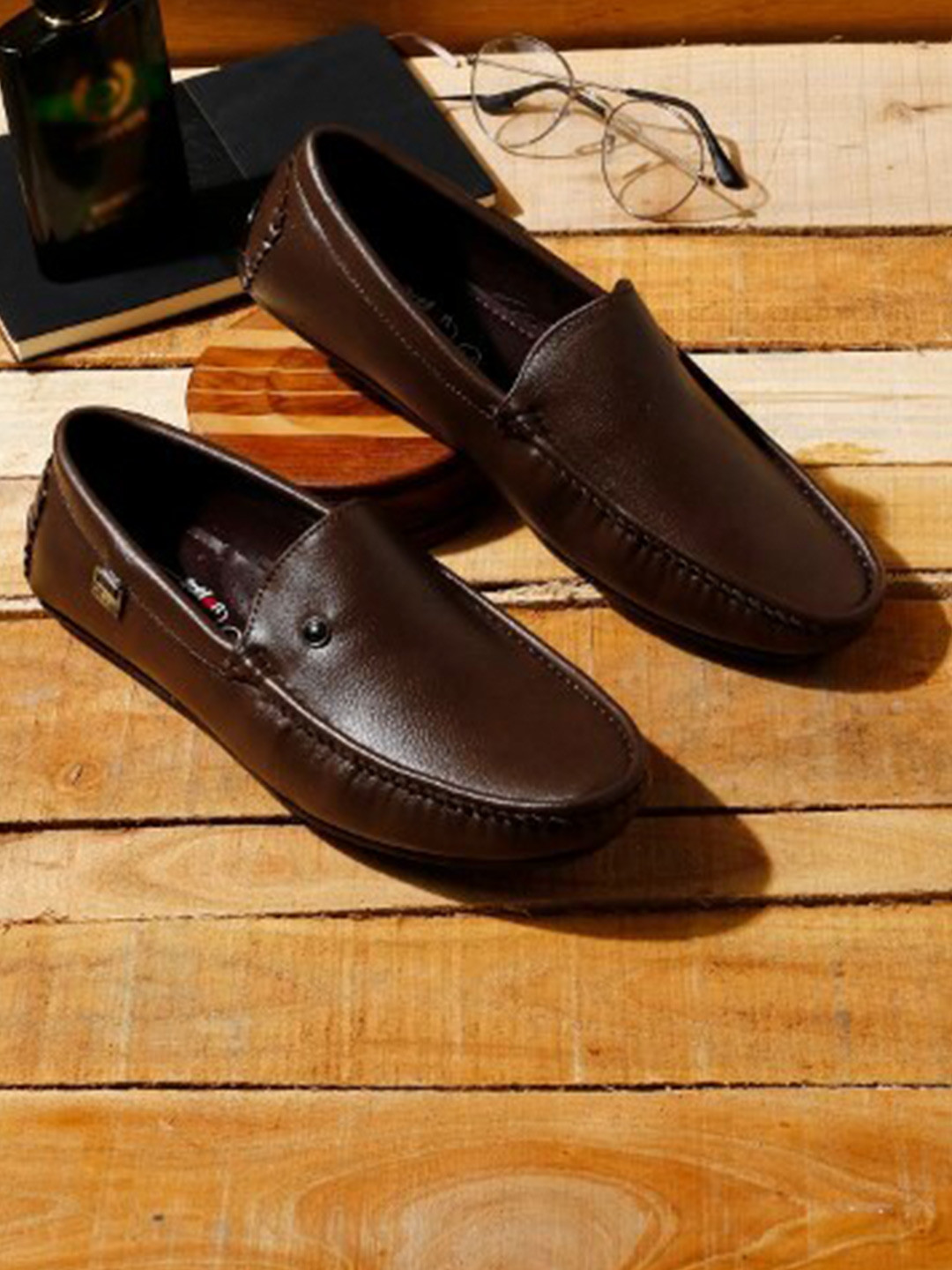 Action Men Textured Lightweight Driving Shoes