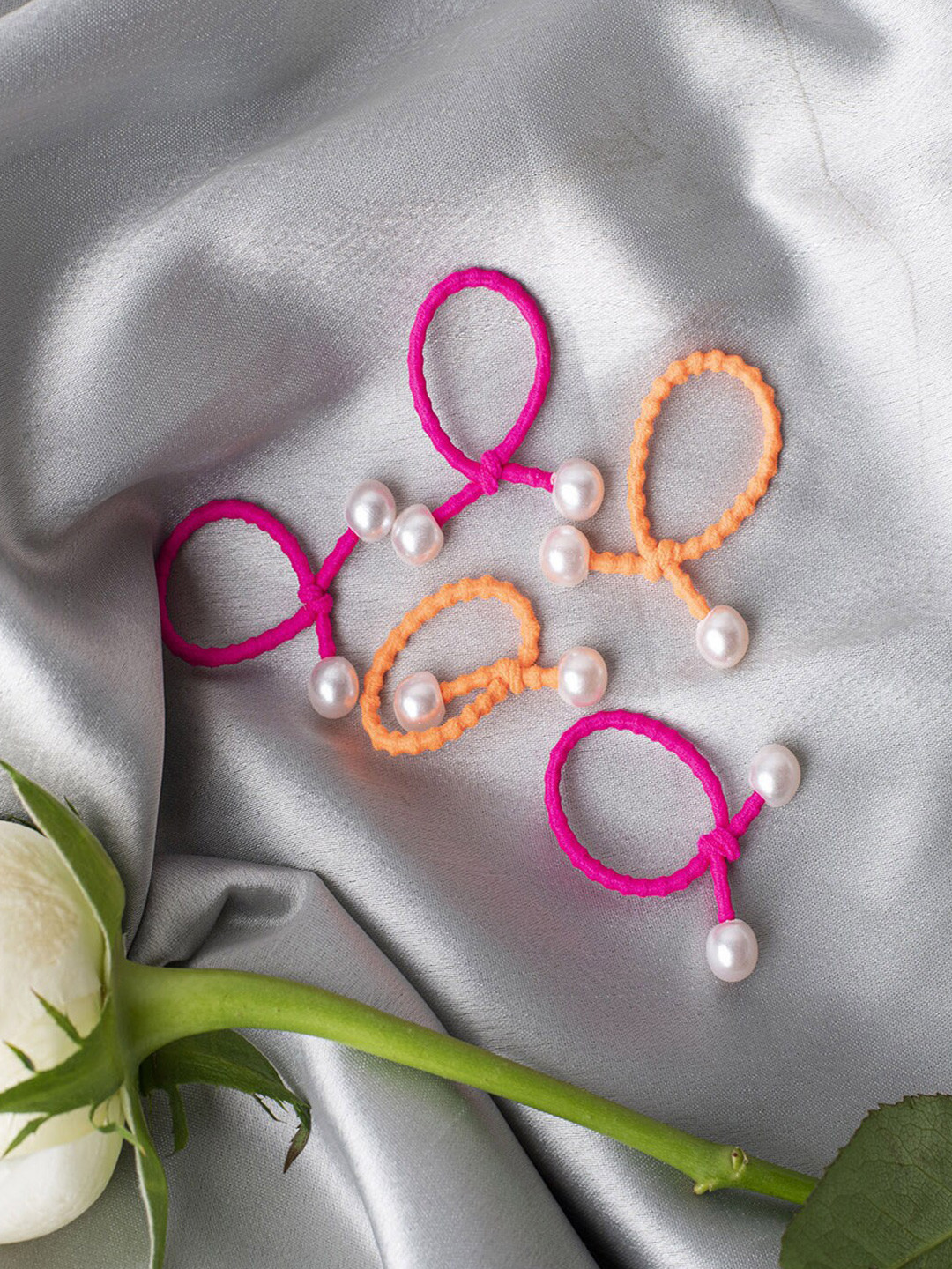 Jewelz Set Of 13 Ponytail Elastics Hair Bands