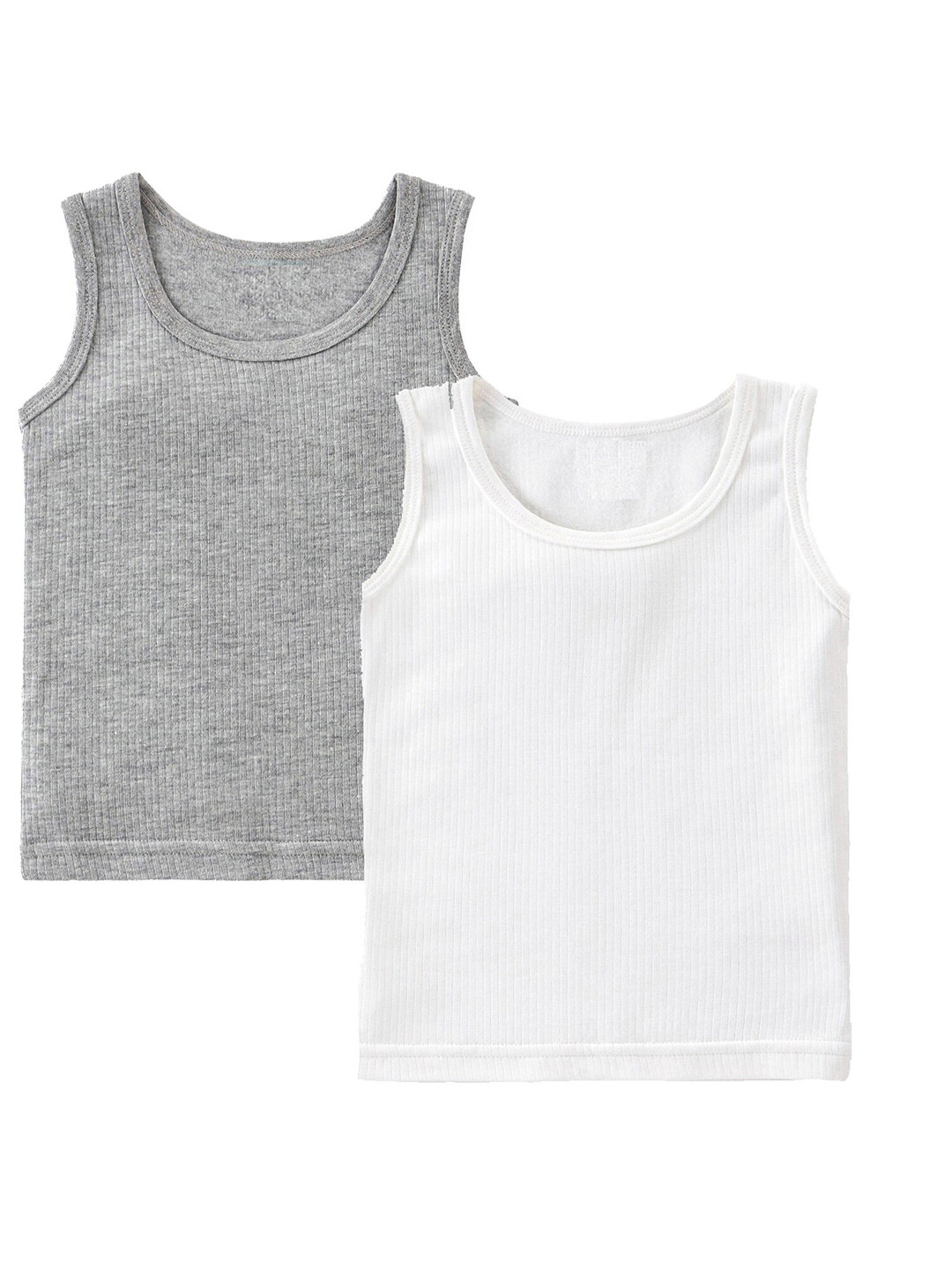 BAESD Infant Pack of 2 Wool Ribbed Thermal Tops