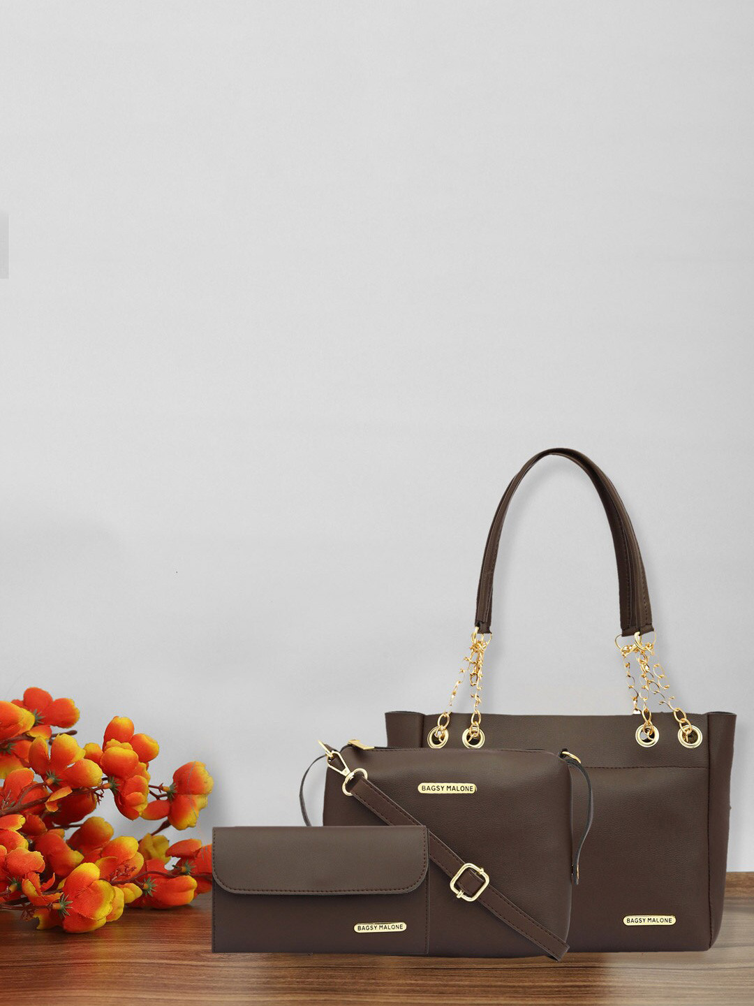 Bagsy Malone Set Of 3 Textured Structured Bags - Up to 12 inch