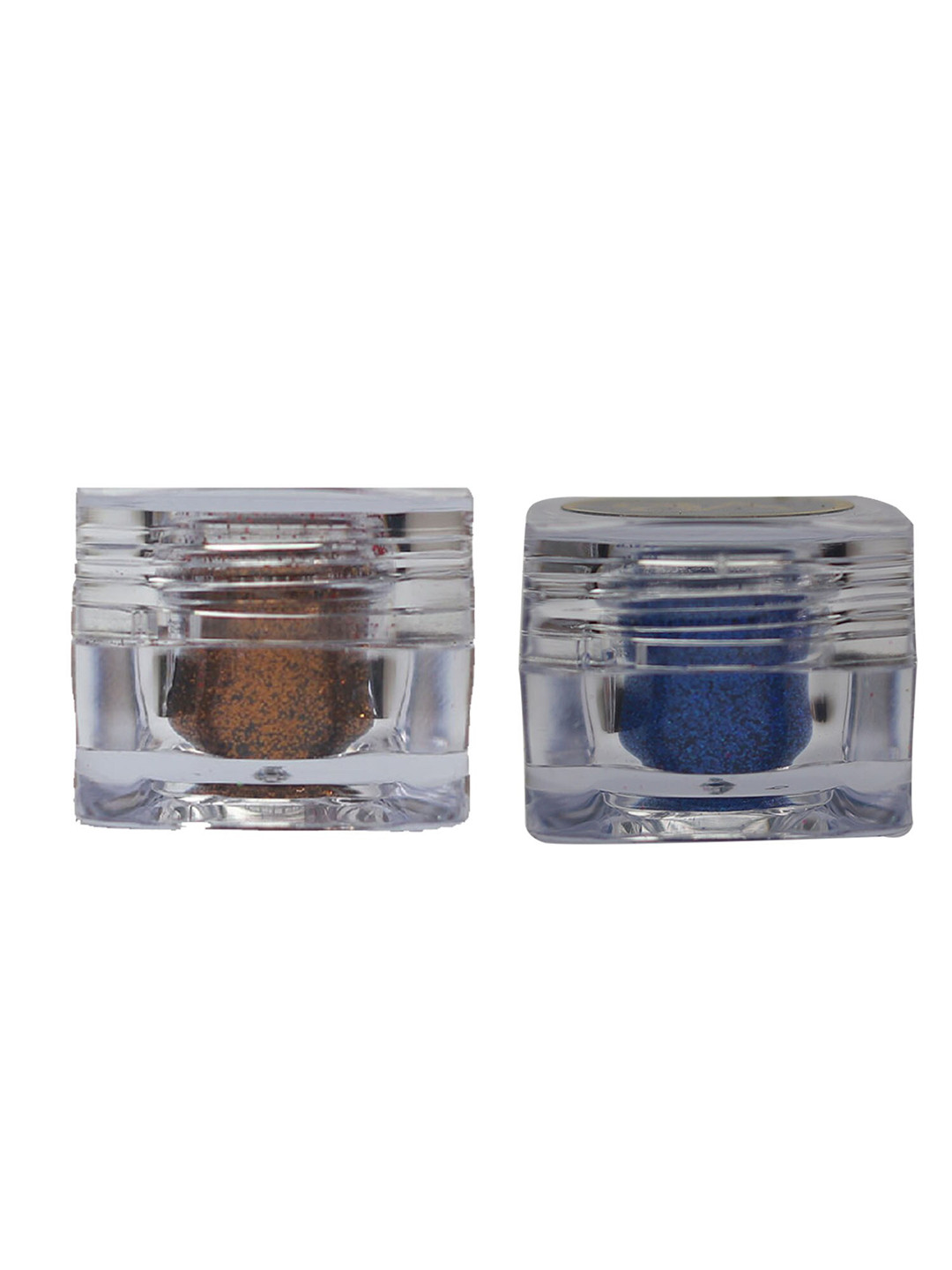 Veoni BELLE Holographic Set Of 2 HD Glitter Eyeshadow-5g Each-Copper 13-Electric Blue 03