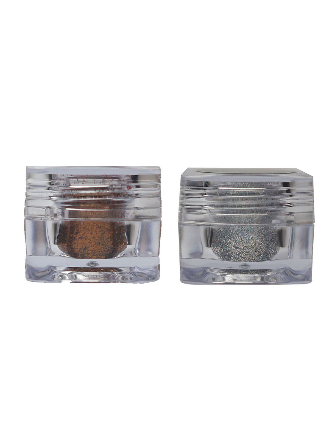 Veoni BELLE Holographic HD 2-Pcs Glitter Eyeshadow - 5g Each - Copper & Diamond Starlit