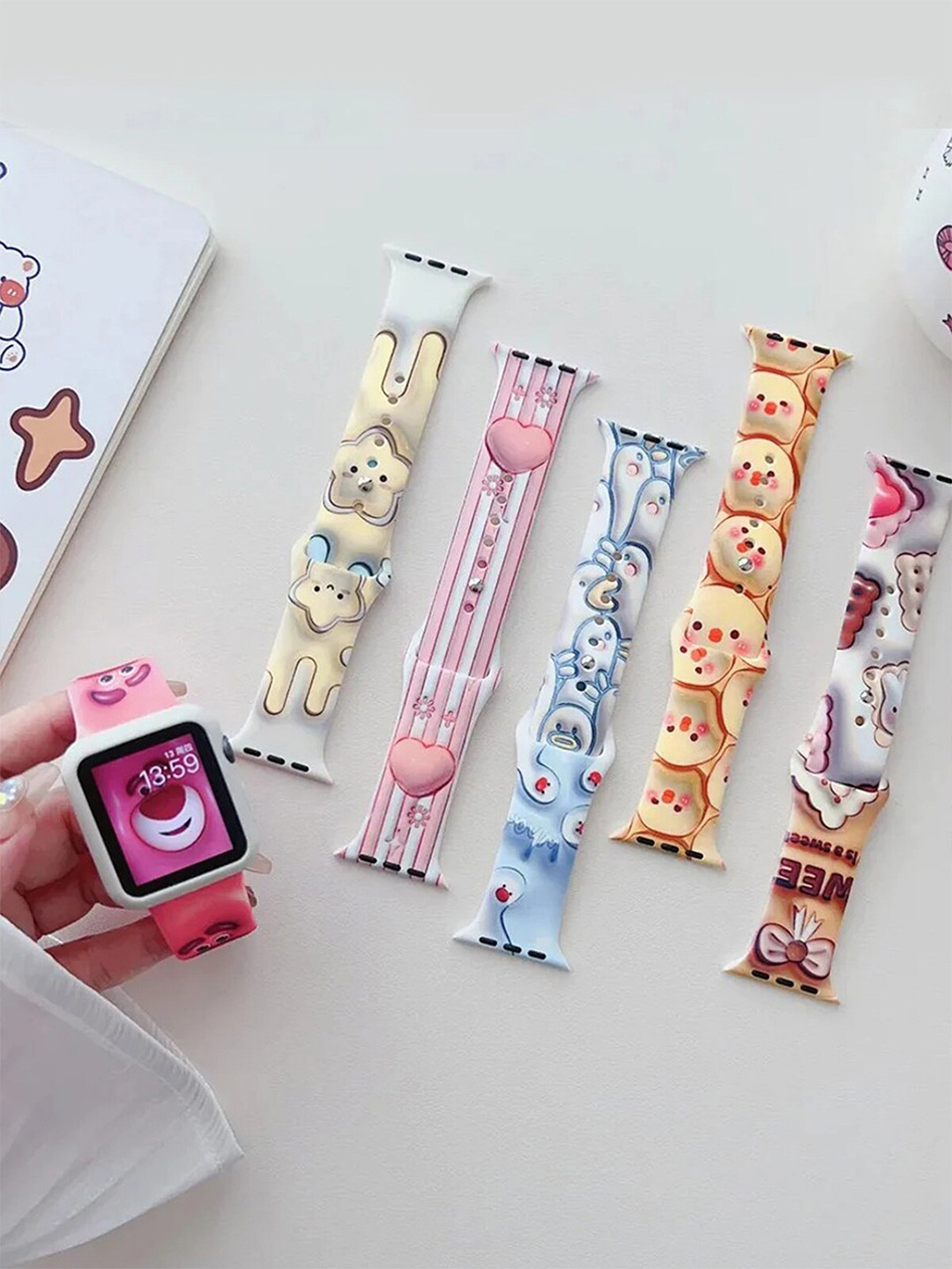 PEEPERLY Women Dream Craft 3D Cartoon Strap For Apple Watch