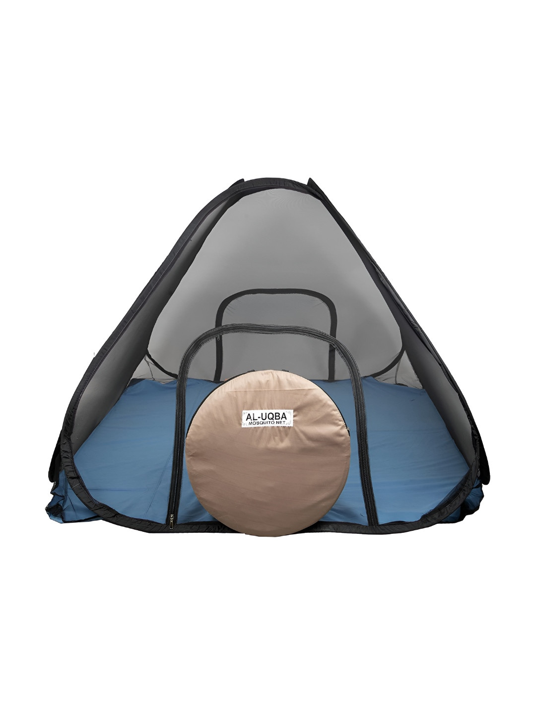 AL-UQBA Black King Size Tent Mosquito Net