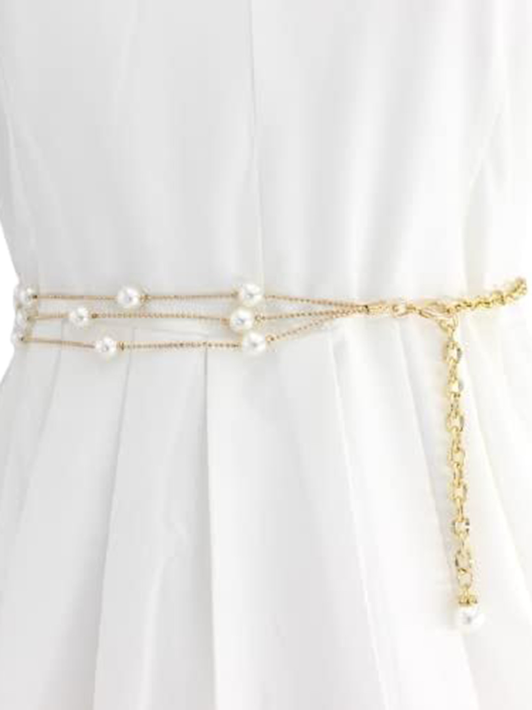 SYGA Women Beaded Adjustable Waist Chain Belt