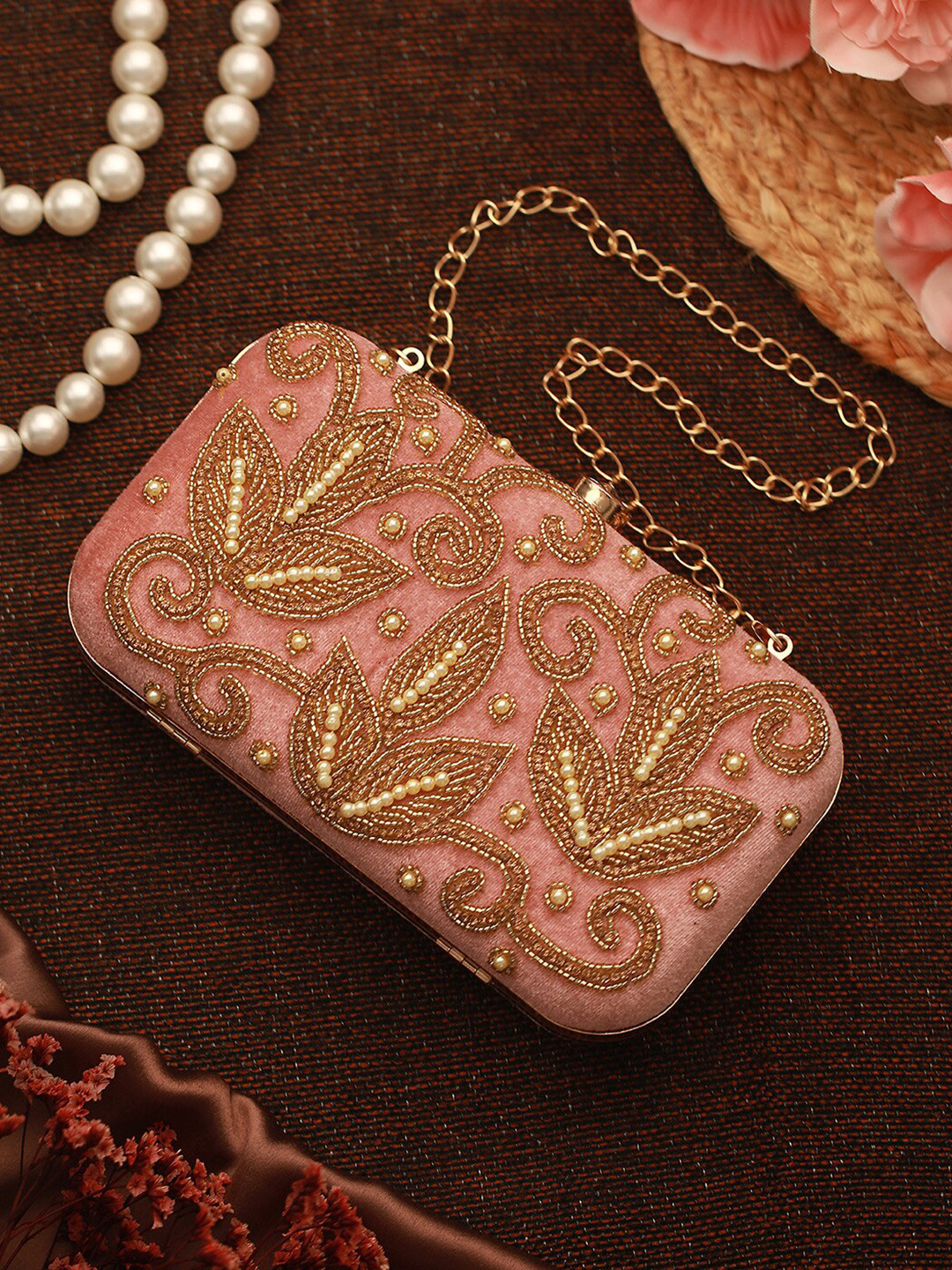Jazz and Sizzle Embellished Purse Clutch