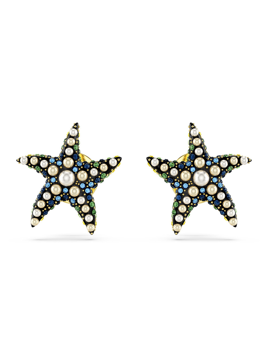 SWAROVSKI IDYLLIA F:PE STUD STARFISH S MUL/GOS