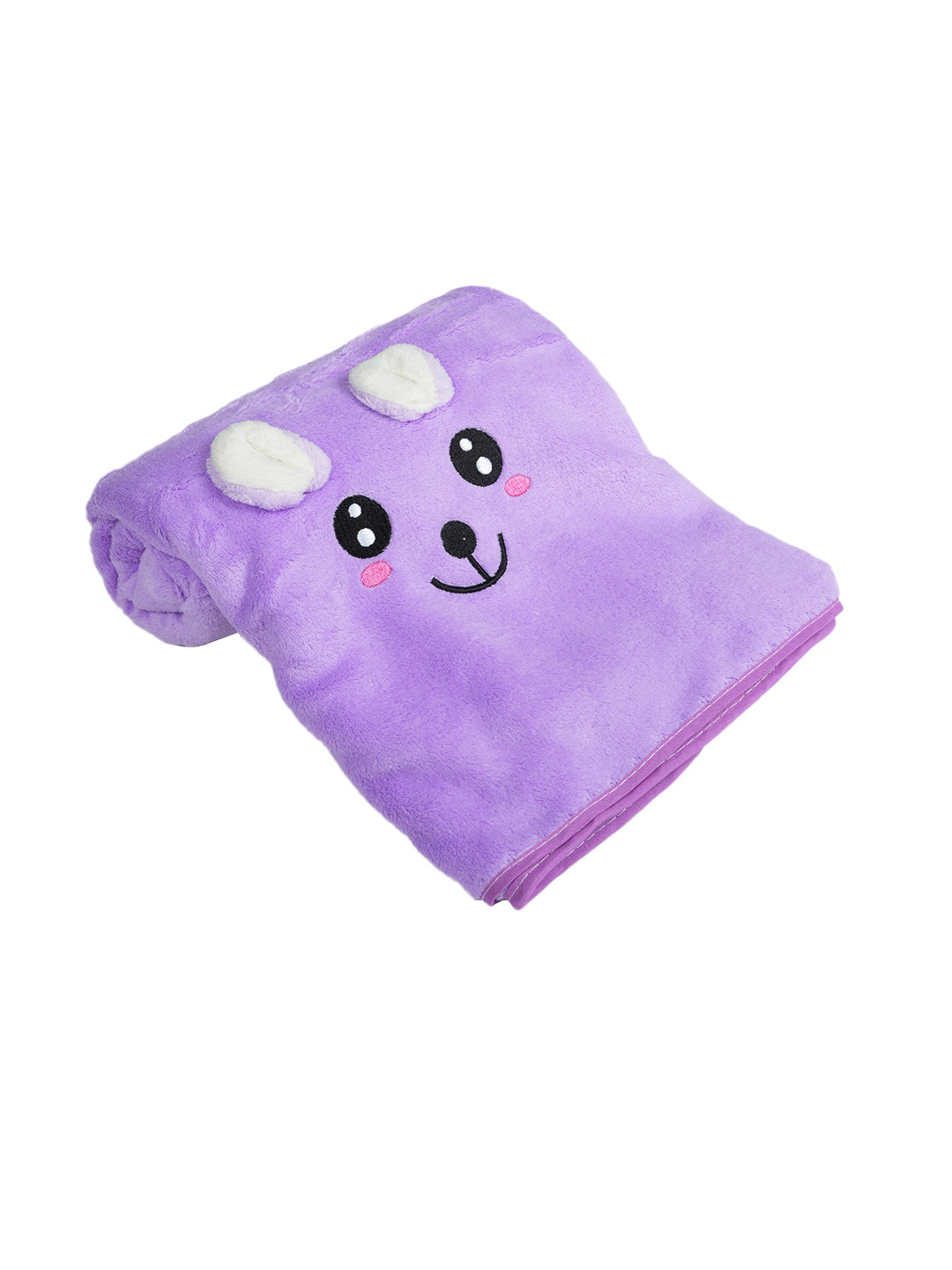 Style Shoes Purple Quick Dry Super Absorbent Cotton Bath Towels