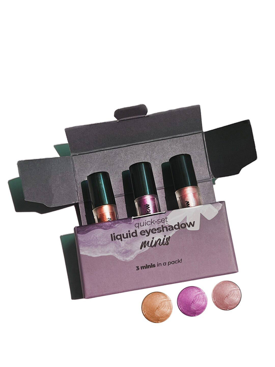 Ruby's Organics Quick Set Mini Liquid Eyeshadow-3ml Each-Earth Metal(Azalea-Aster-Electra)