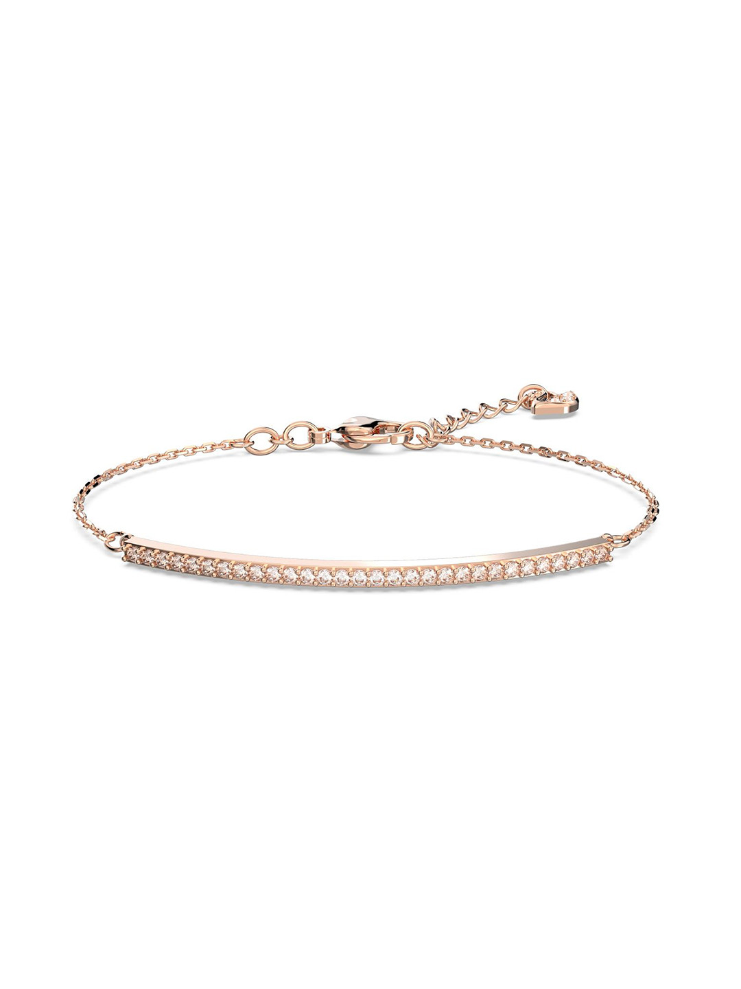 SWAROVSKI Crystals Rose Gold-Plated Link Bracelet