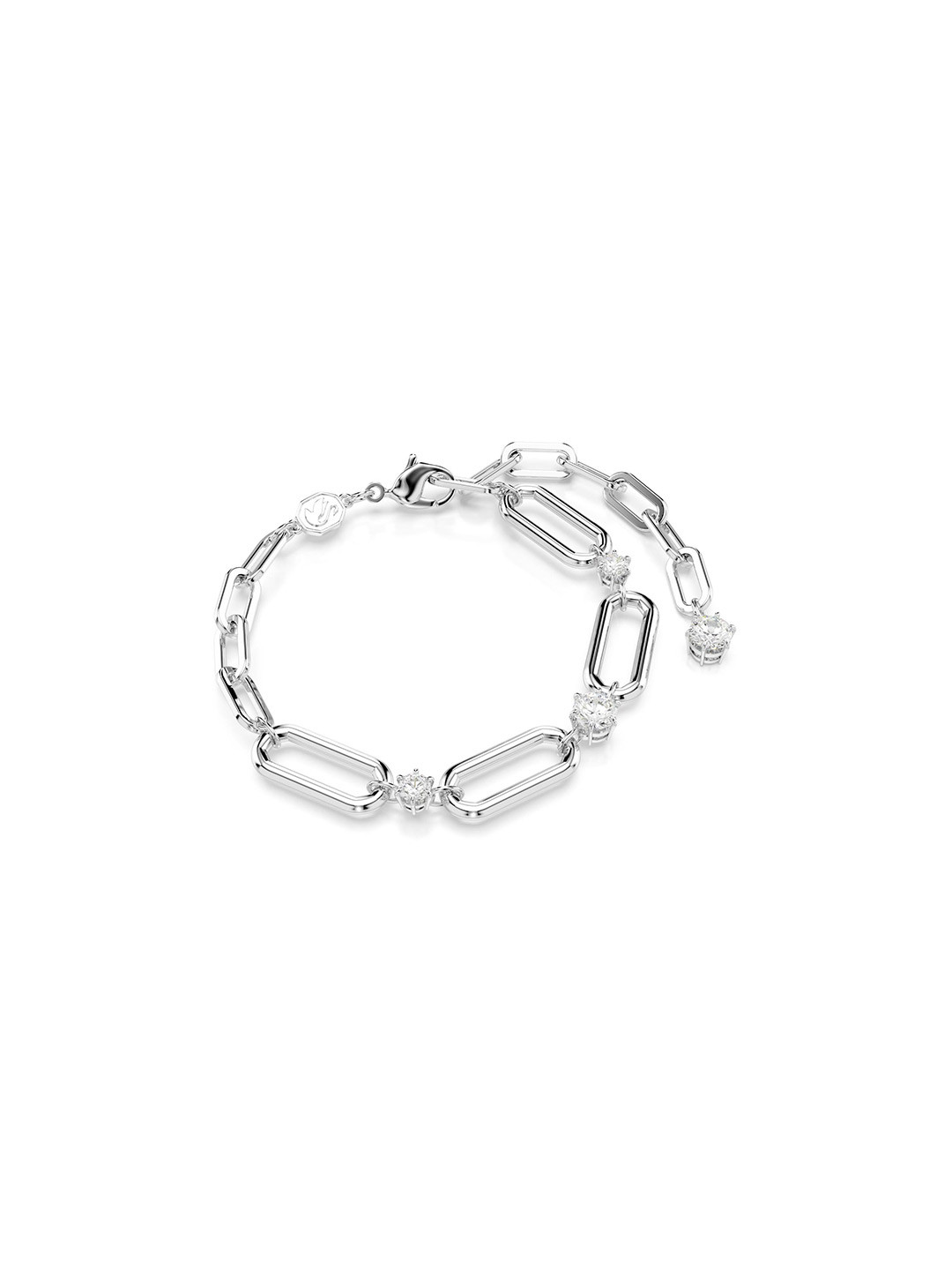 SWAROVSKI CONSTELLA:BRACELET CHAIN WHITE/RHS M