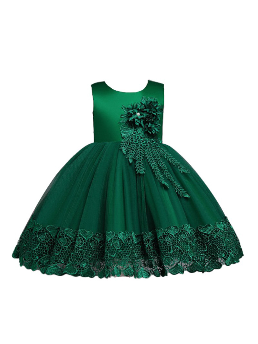 StyleCast Round Neck Sleeveless Semi Sheer Fit & Flare Dress