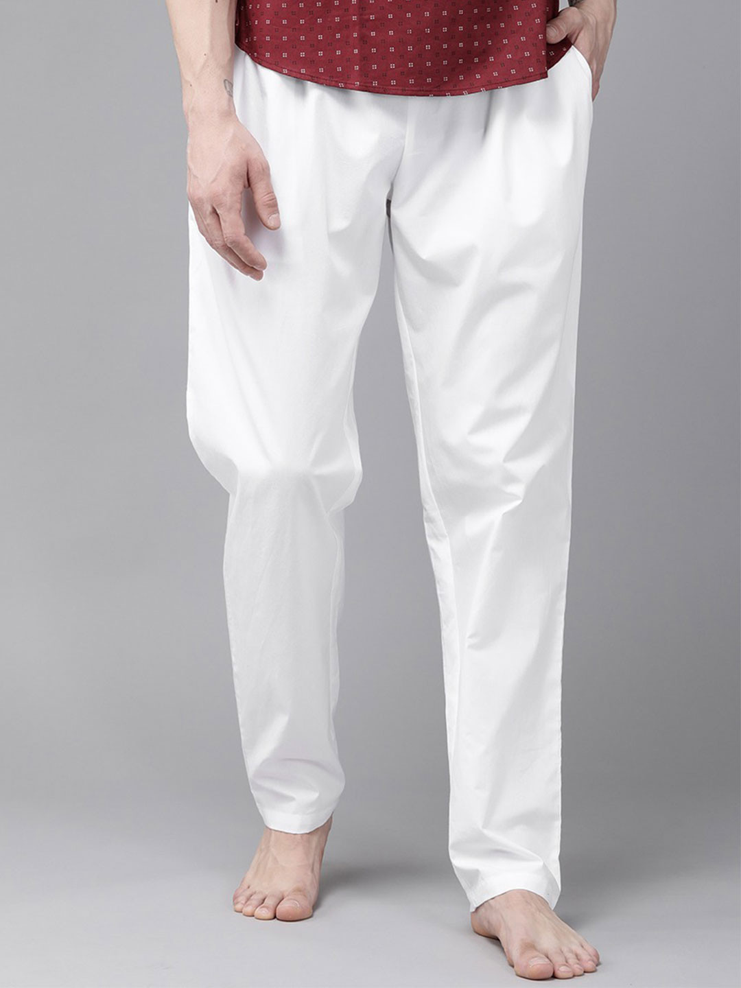 See Designs Men Mid Rise Pure Cotton Pyjama